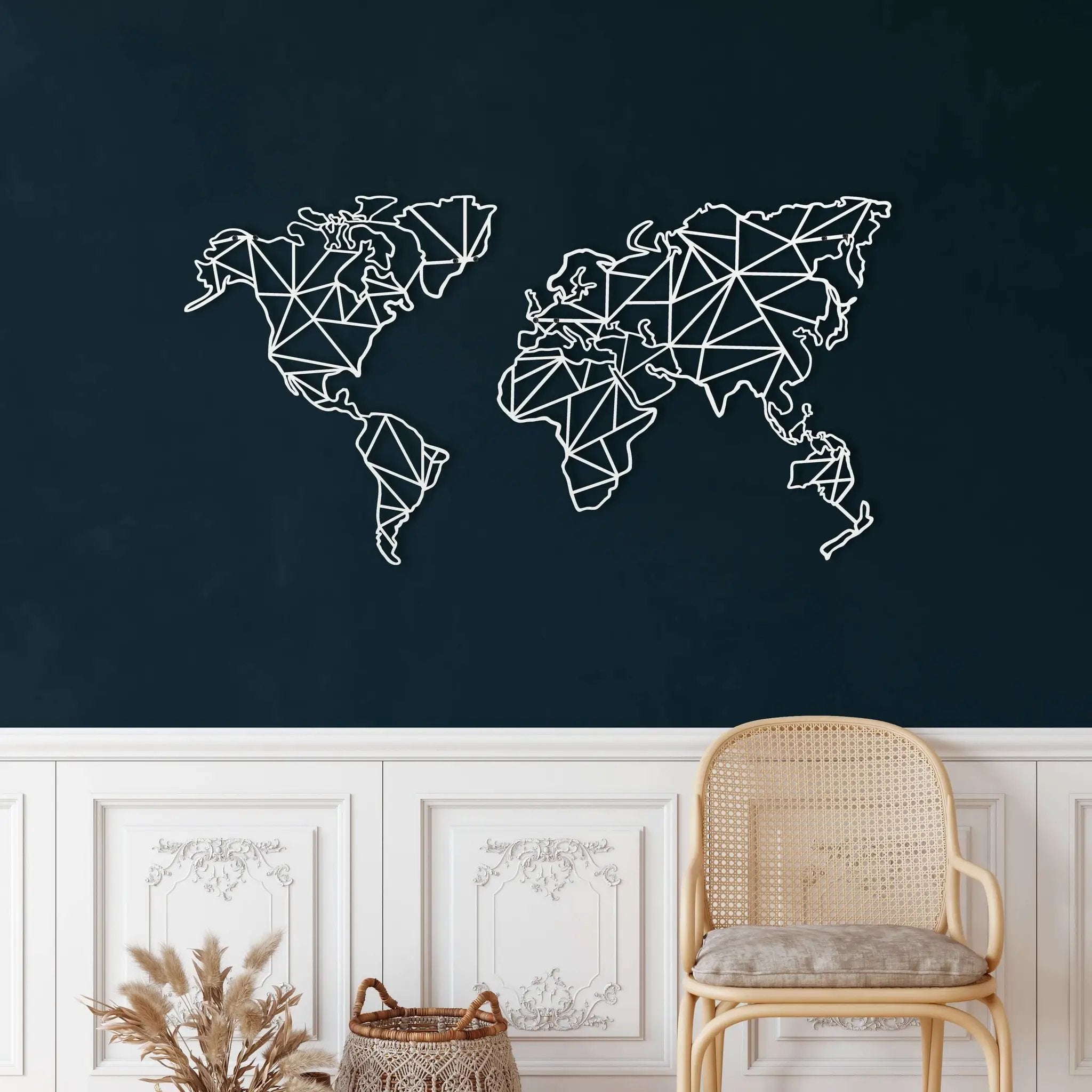 Geometric World Map