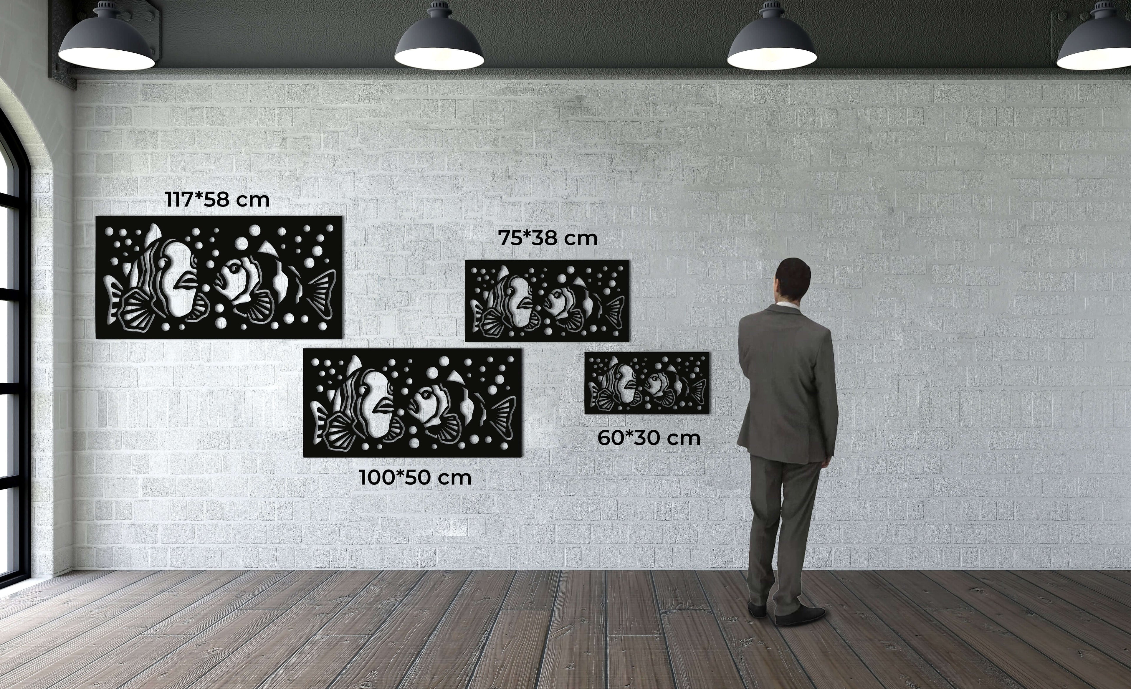 Fish Metal Wall Art