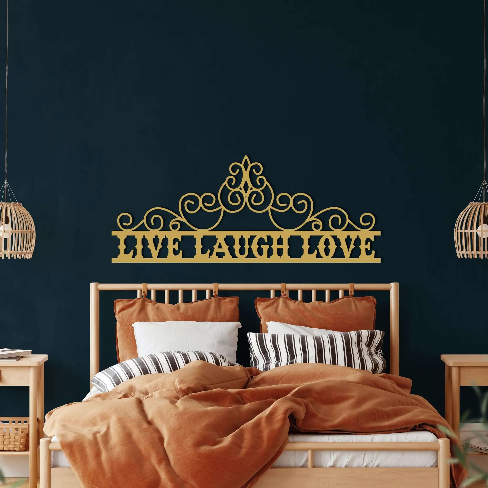 Live Laugh Love Metal Wall Art