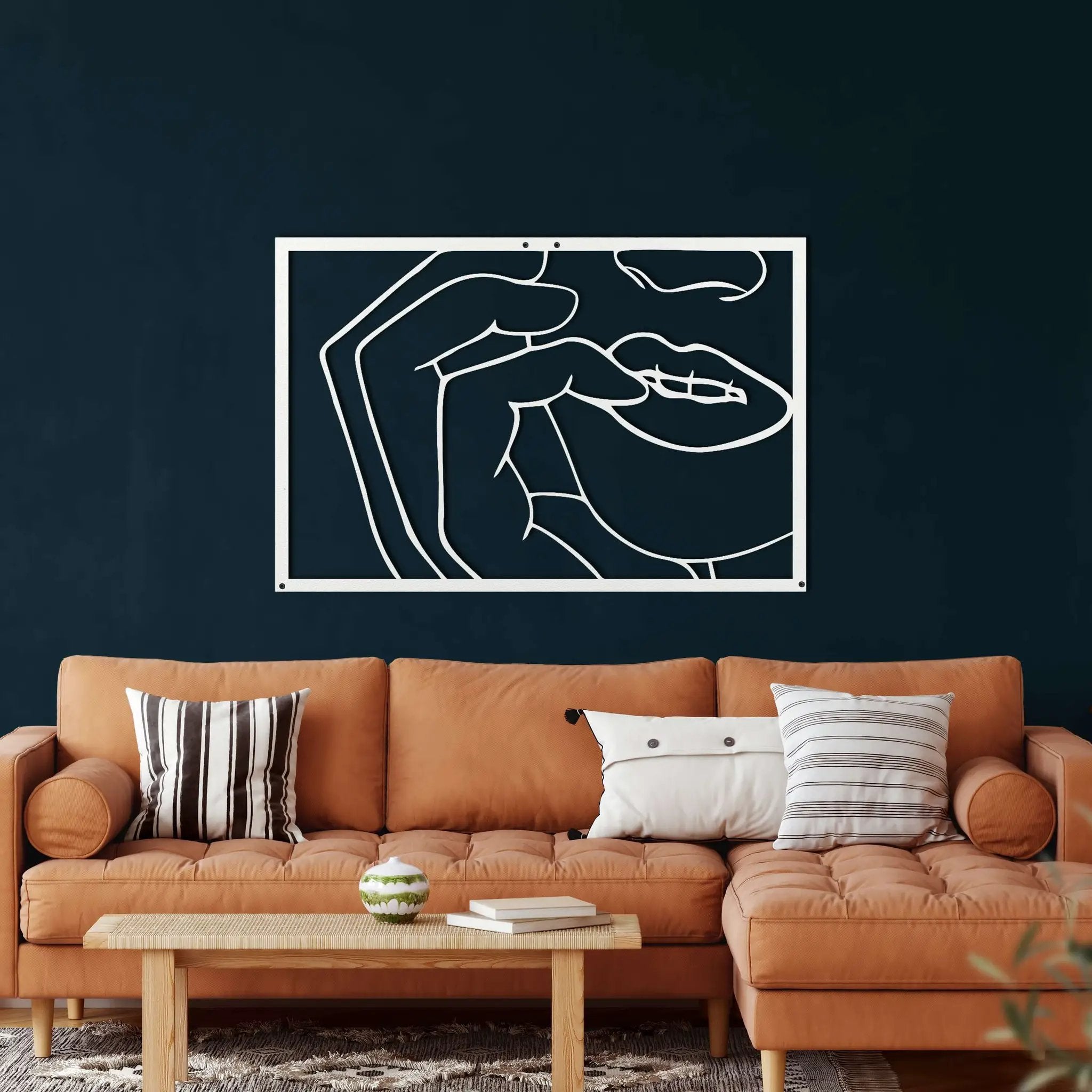 Face Metal Wall Art