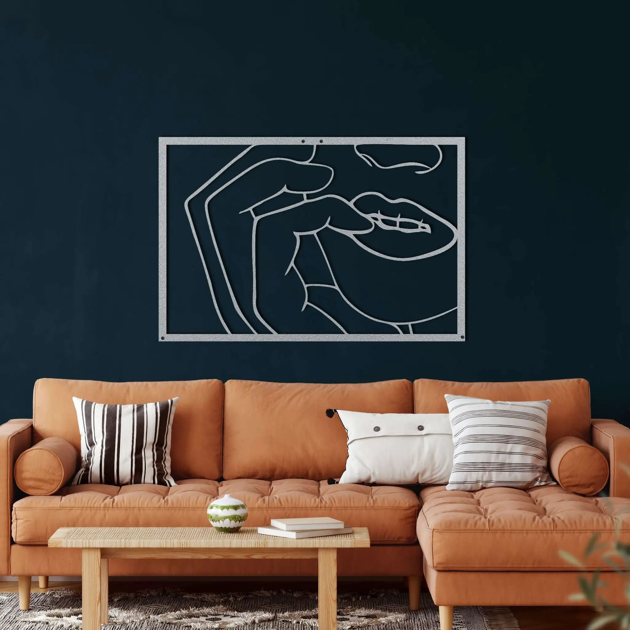 Face Metal Wall Art