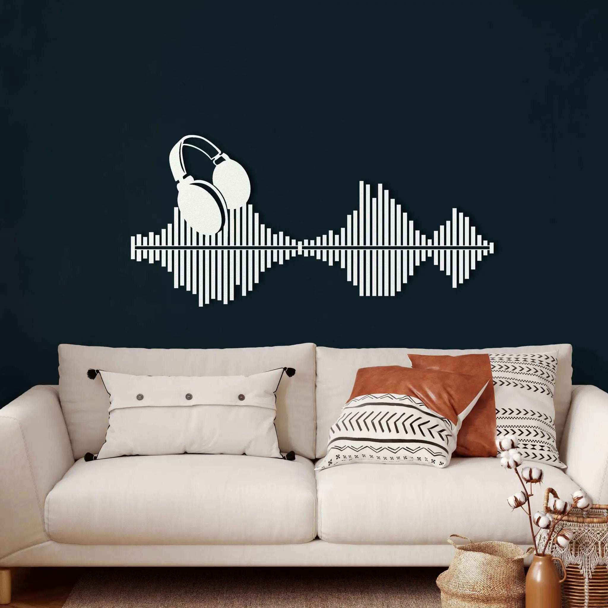 Rhythm of the Music Metal Wall Art