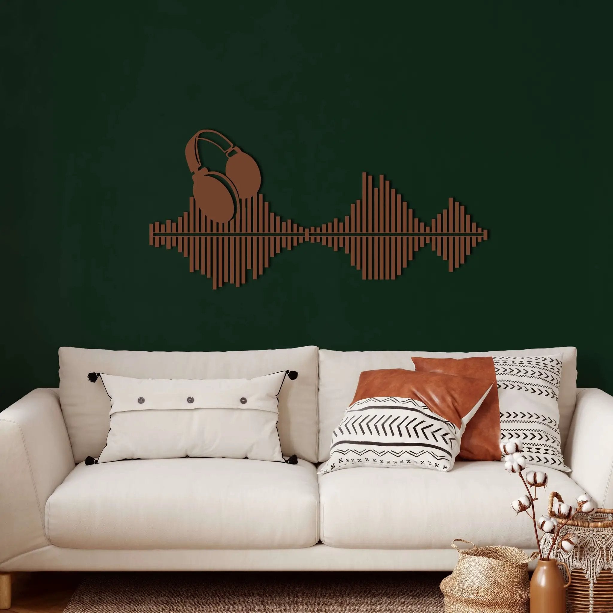 Rhythm of the Music Metal Wall Art