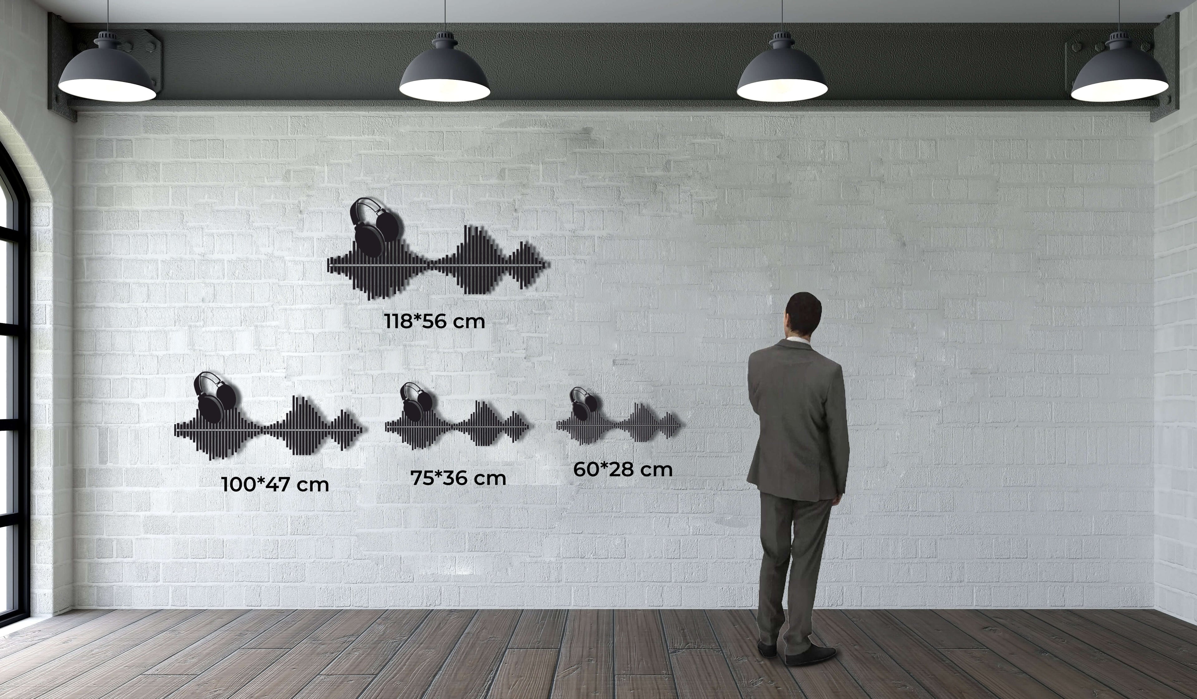 Rhythm of the Music Metal Wall Art