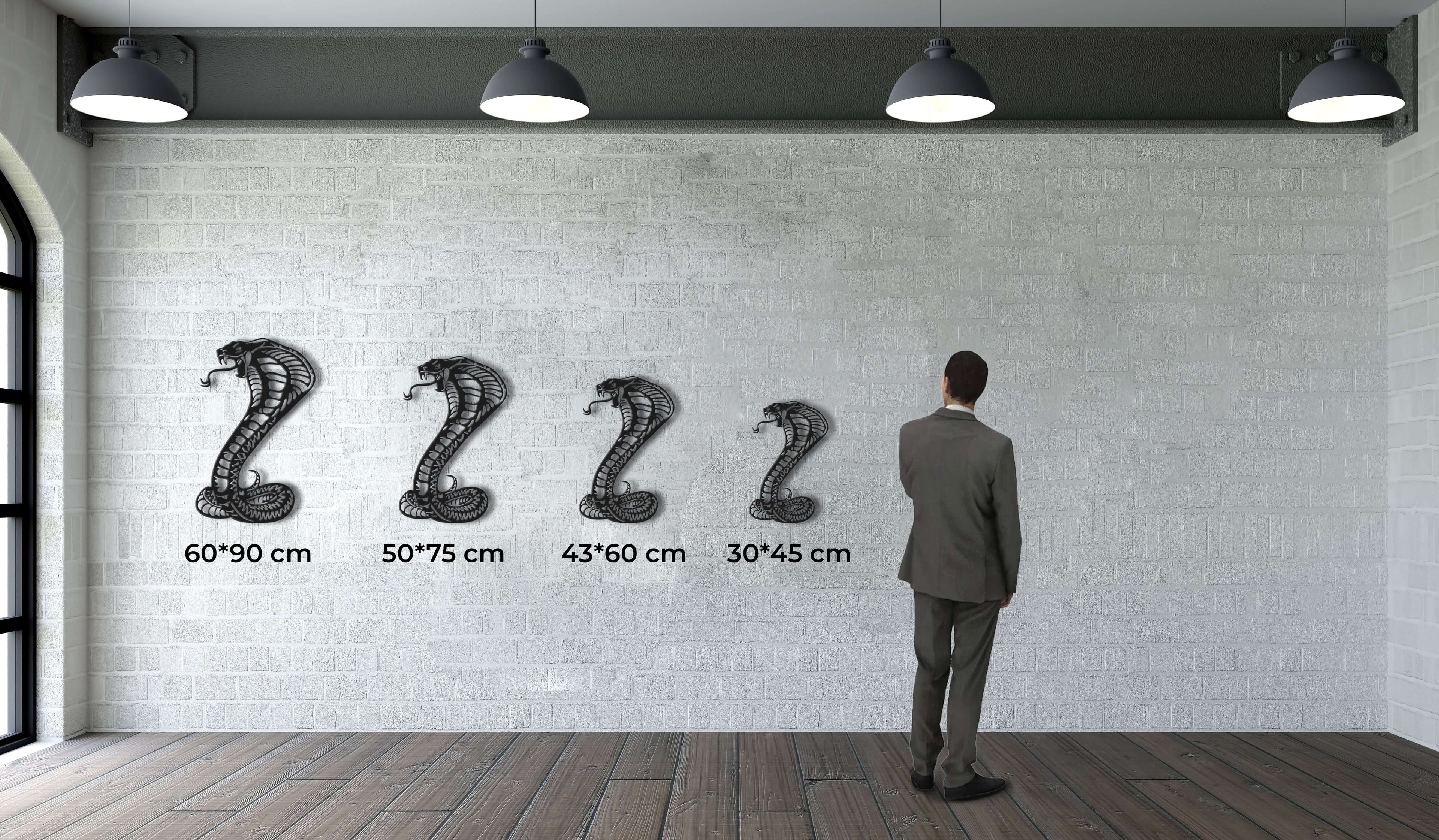 Cobra Snake Metal Wall Art