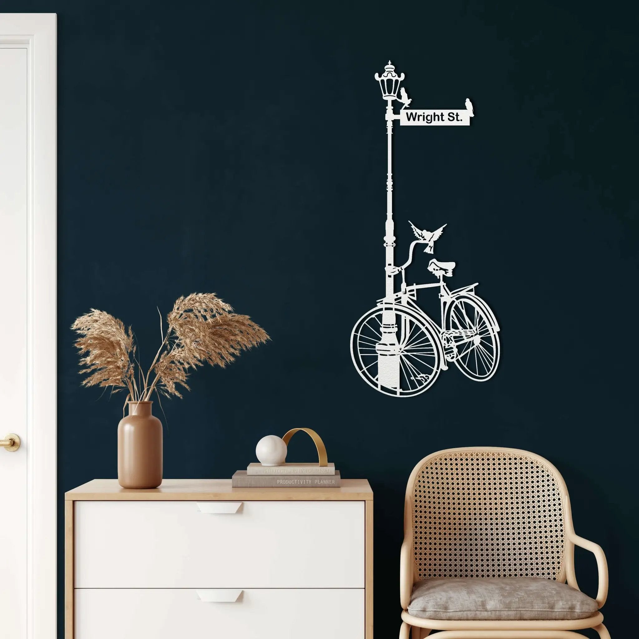Personalized Bike Metal Wall Art