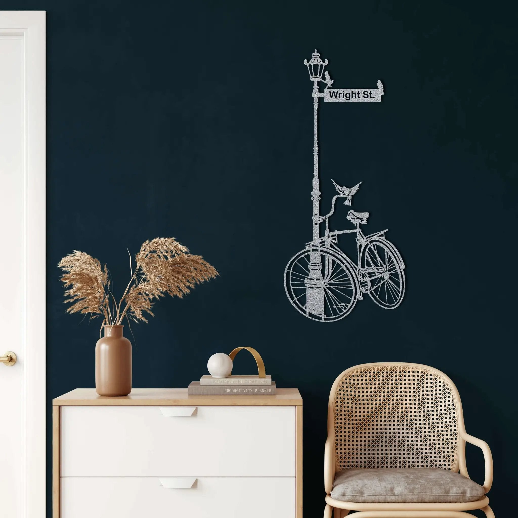 Personalized Bike Metal Wall Art