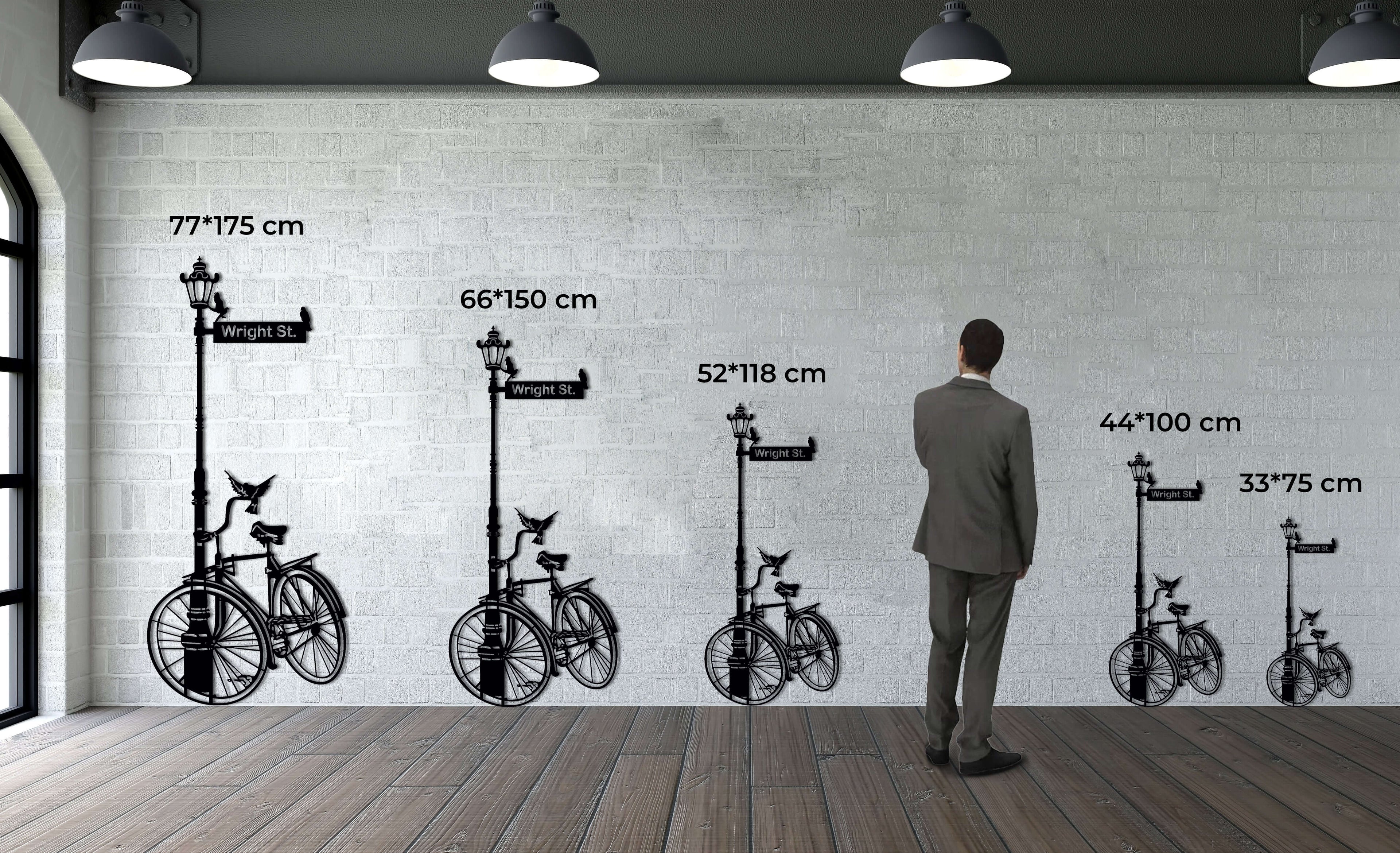 Personalized Bike Metal Wall Art