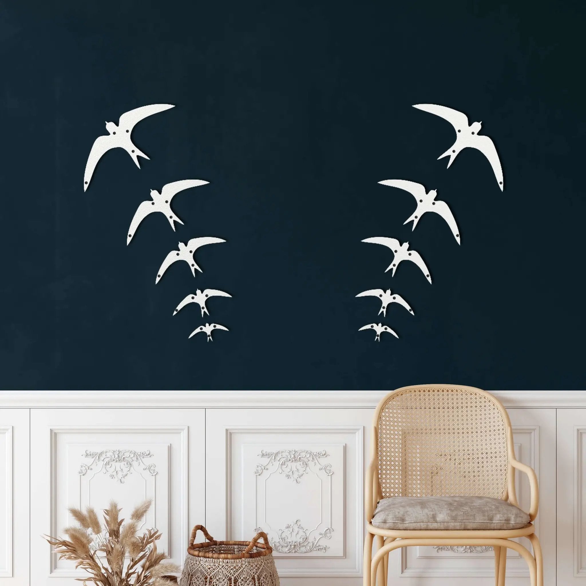 Swallow Birds Metal Wall Art