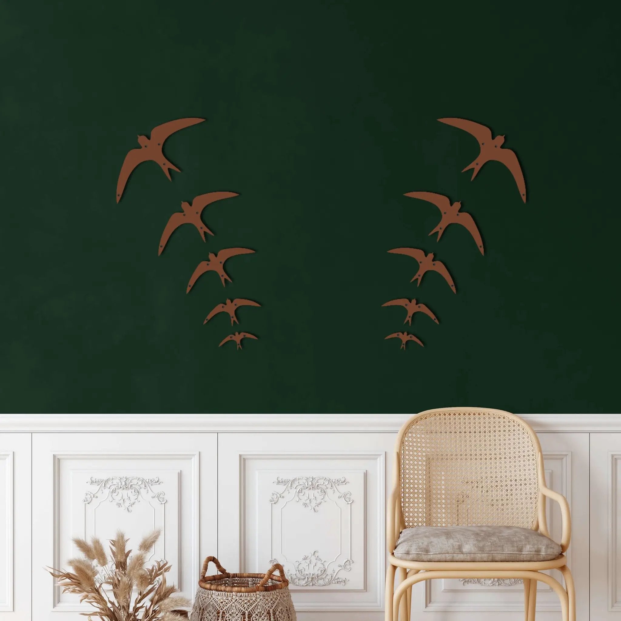 Swallow Birds Metal Wall Art
