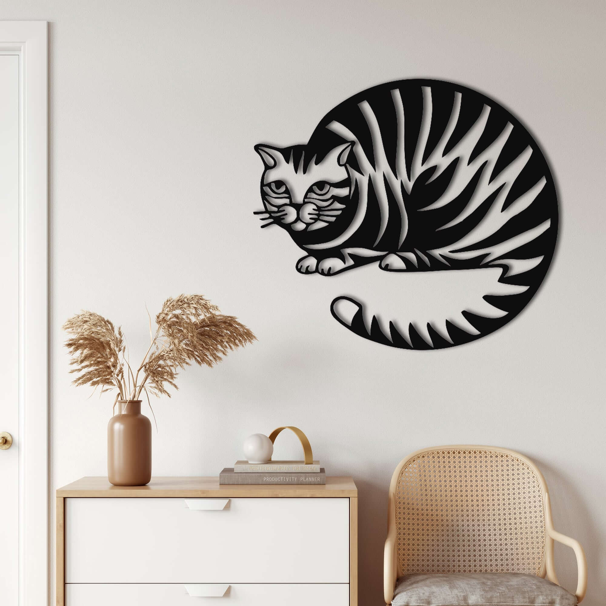 Cat Metal Wall Art