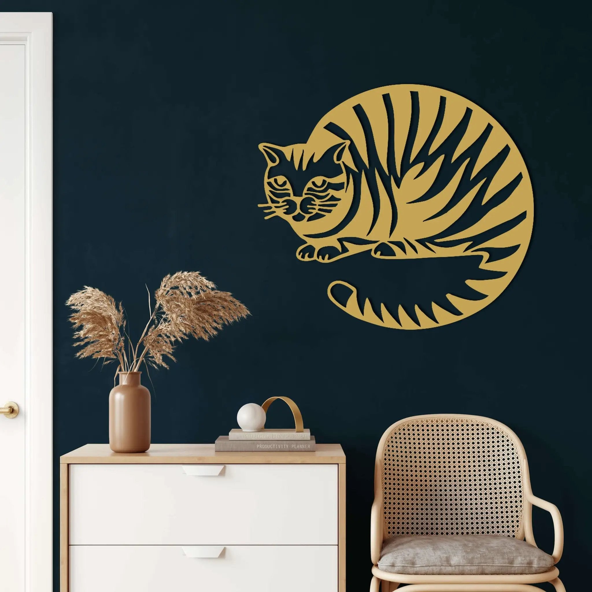 Cat Metal Wall Art