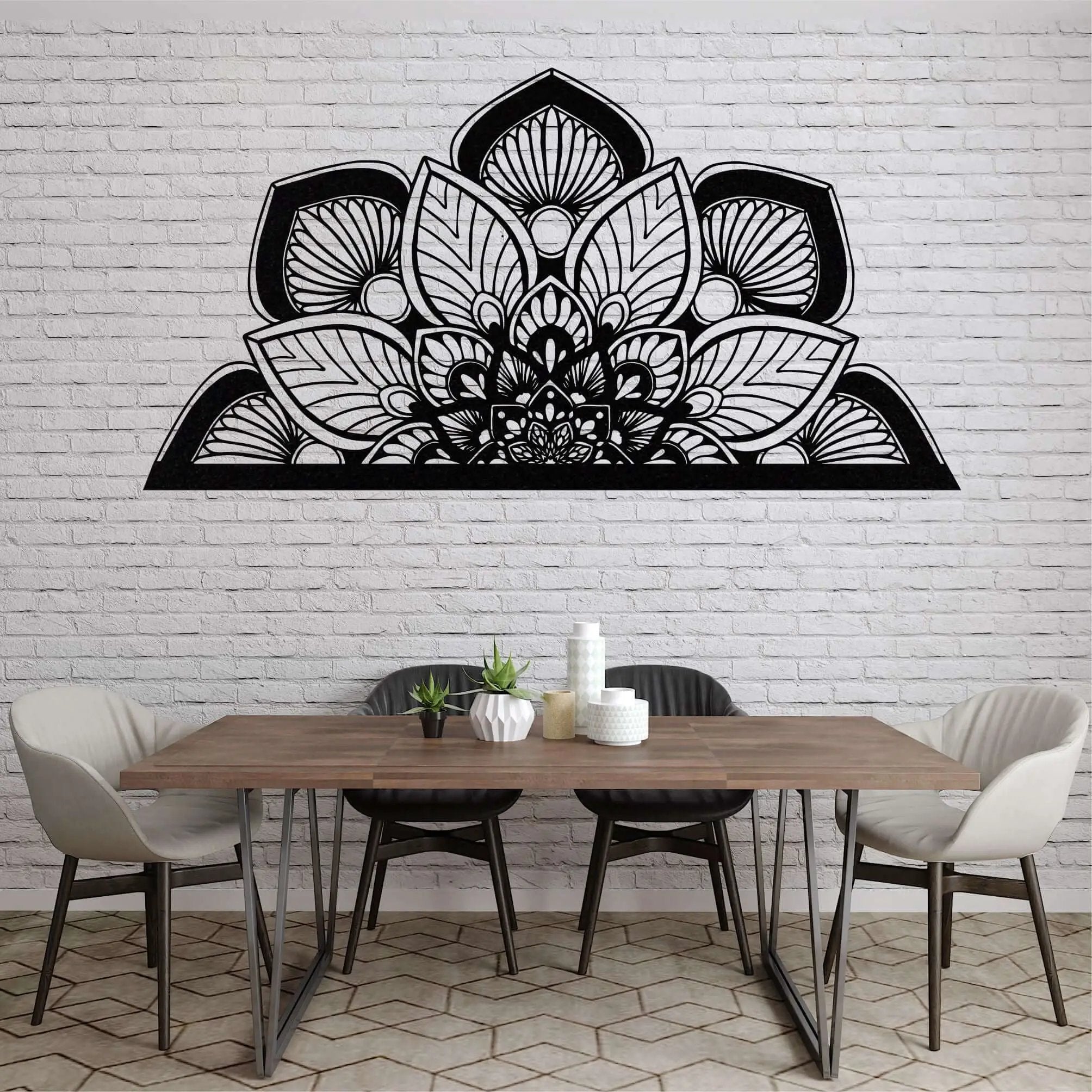 Mandala Metal Wall Art