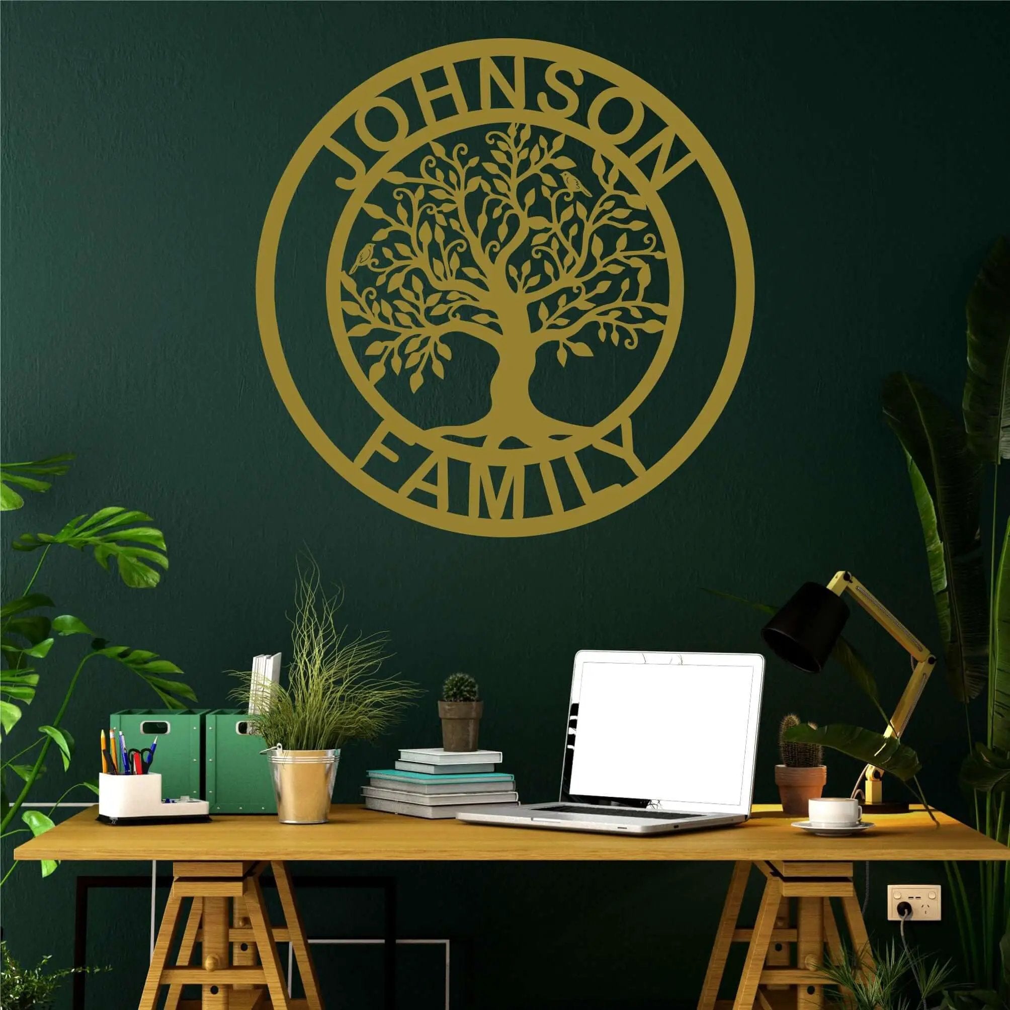 Family Tree Personalized Metal Wall Art