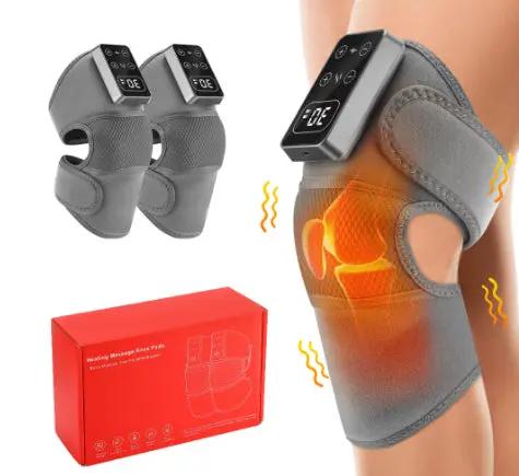 🦶 Electric Ankle Brace – Adjustable Hot Compress & Vibration Massage Support