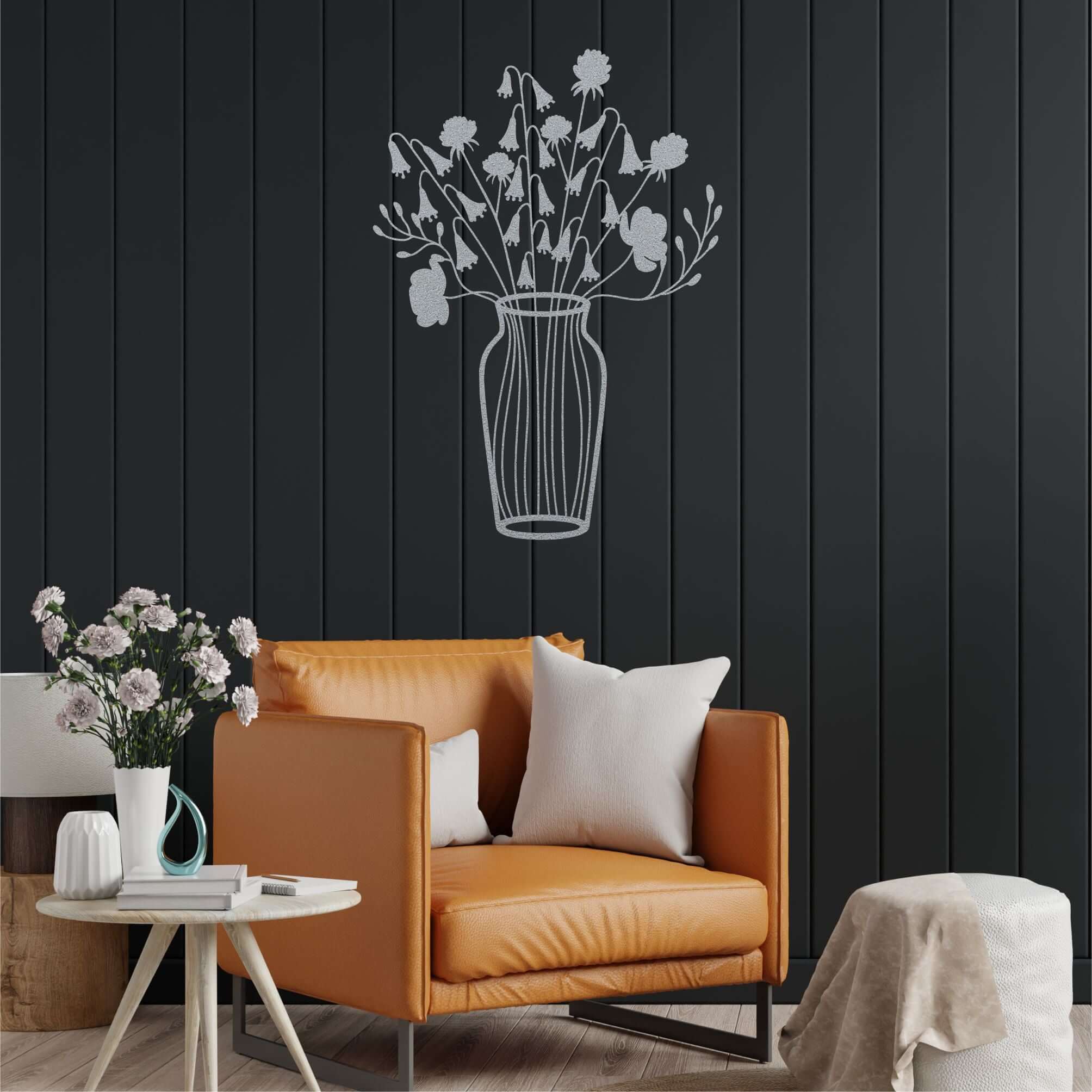 Vase Metal Wall Decor