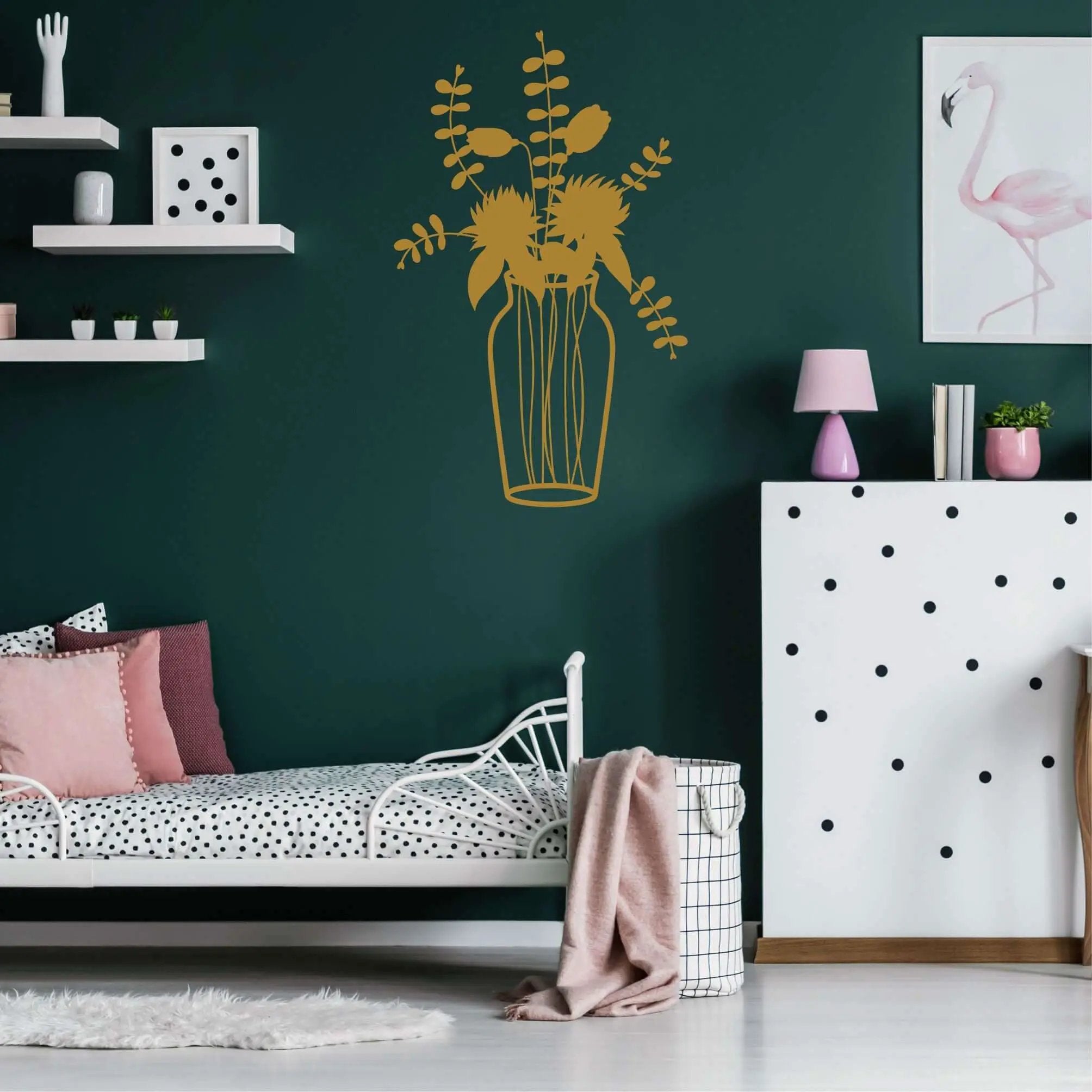 Vase Metal Wall Decor