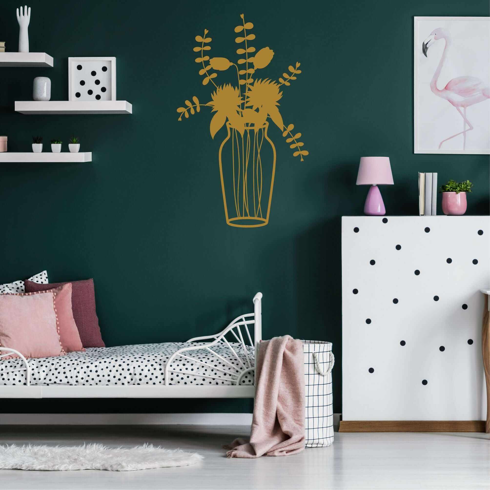 Vase Metal Wall Decor