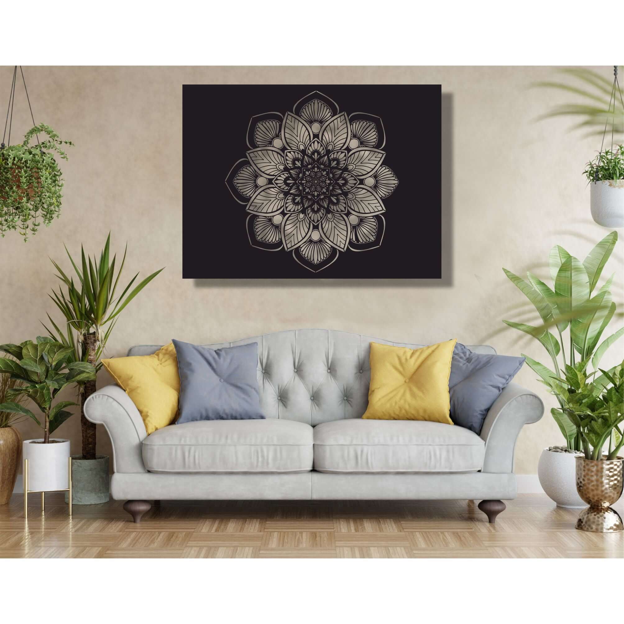 Mandala Metal Wall Art