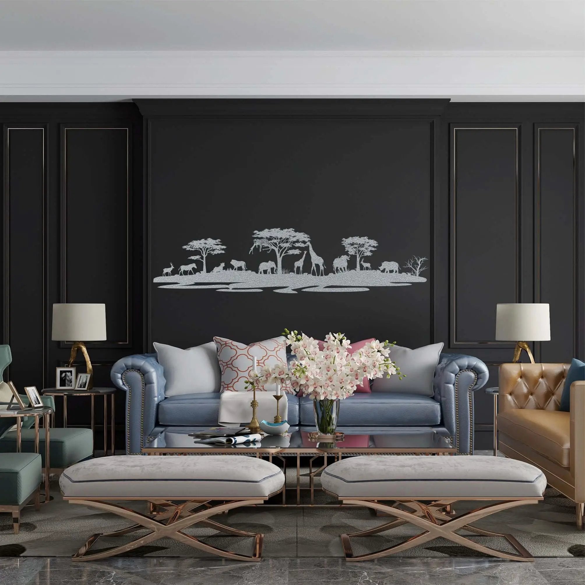 Wild Africa Metal Wall Art