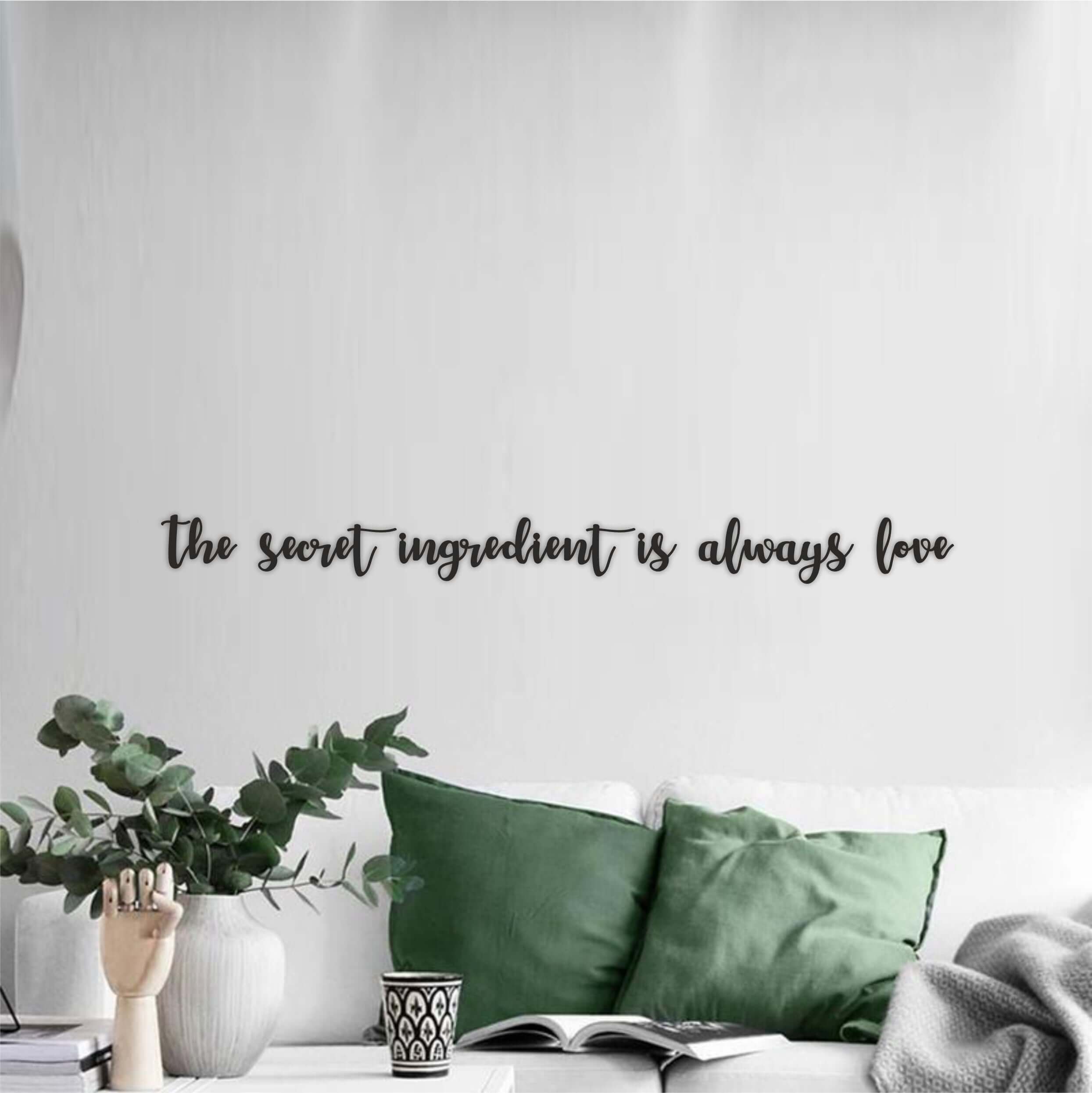 The Secret Ingredient Is Always Love Metal Wall Art