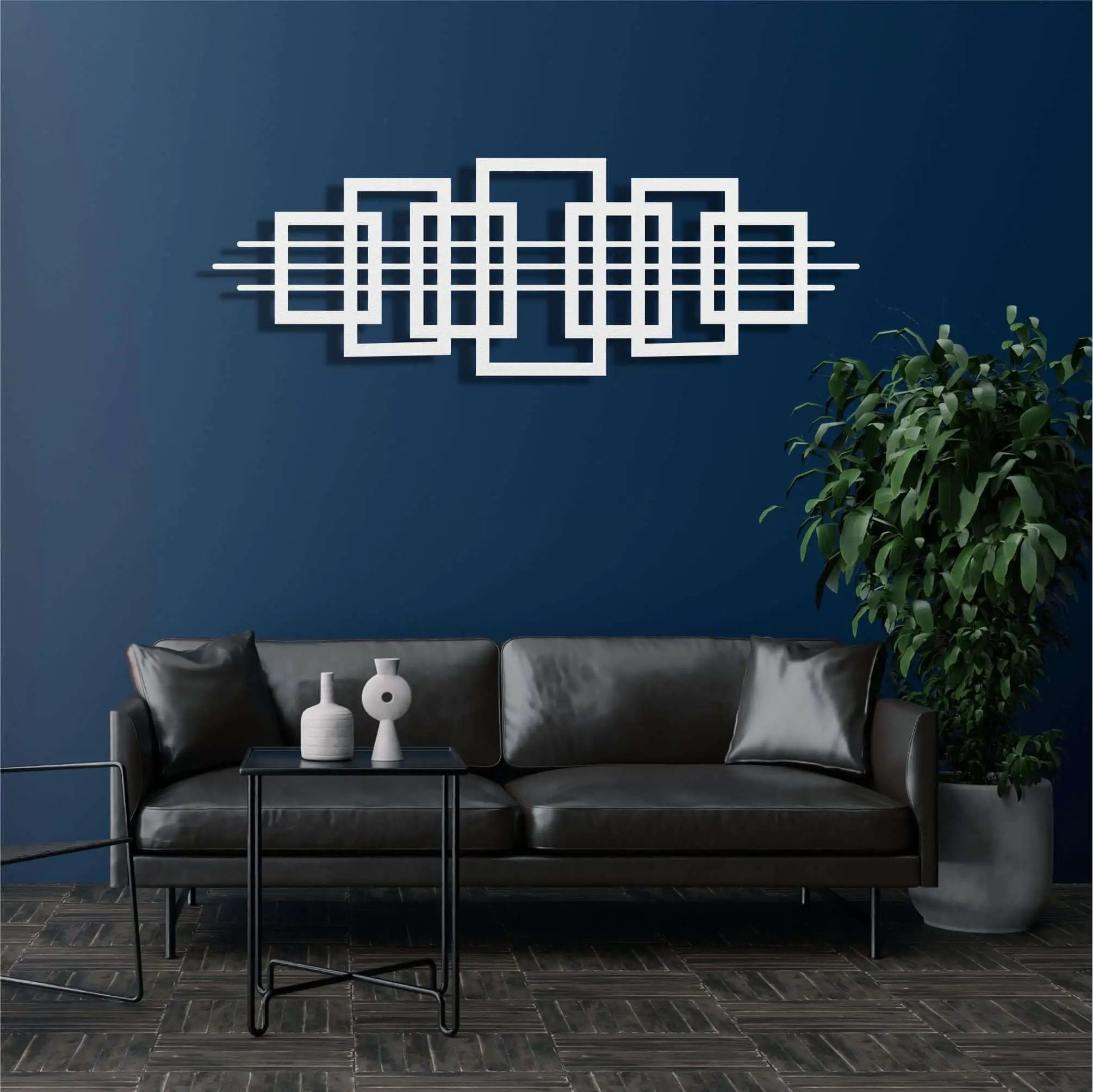 Squares Metal Wall Art