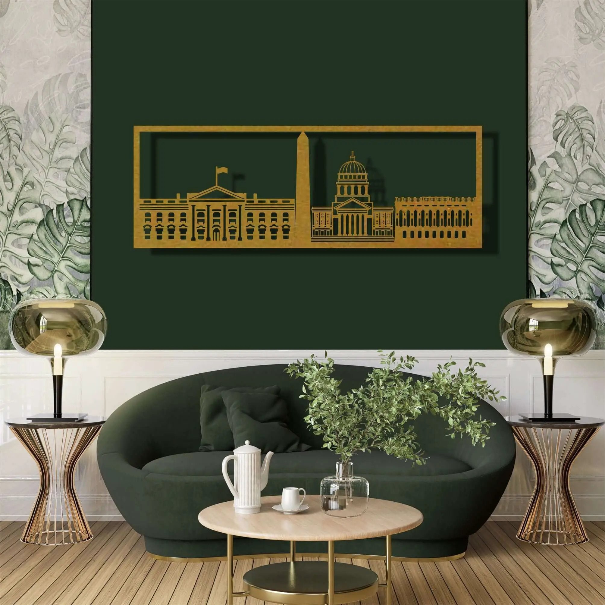Washington DC Metal Wall Art