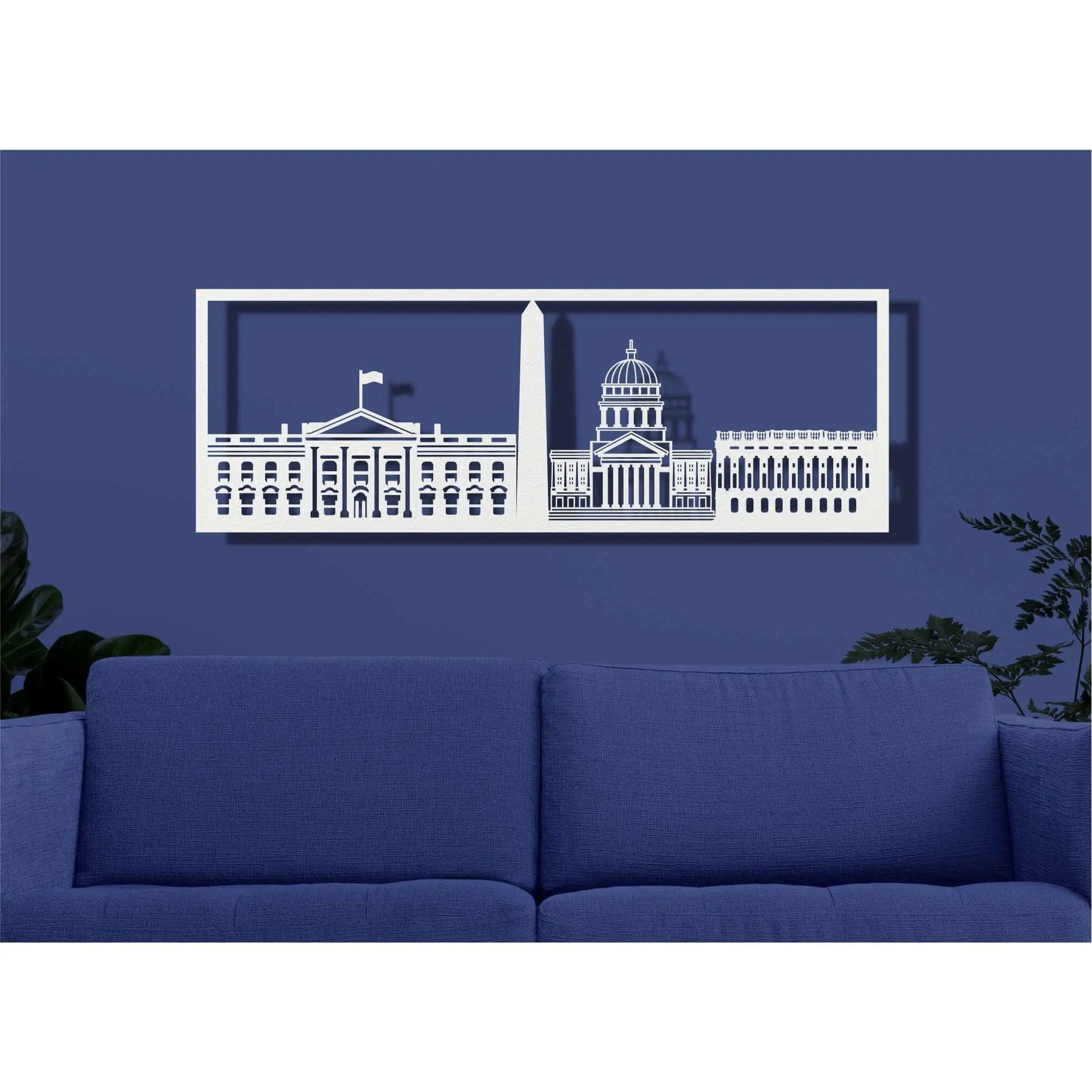 Washington DC Metal Wall Art