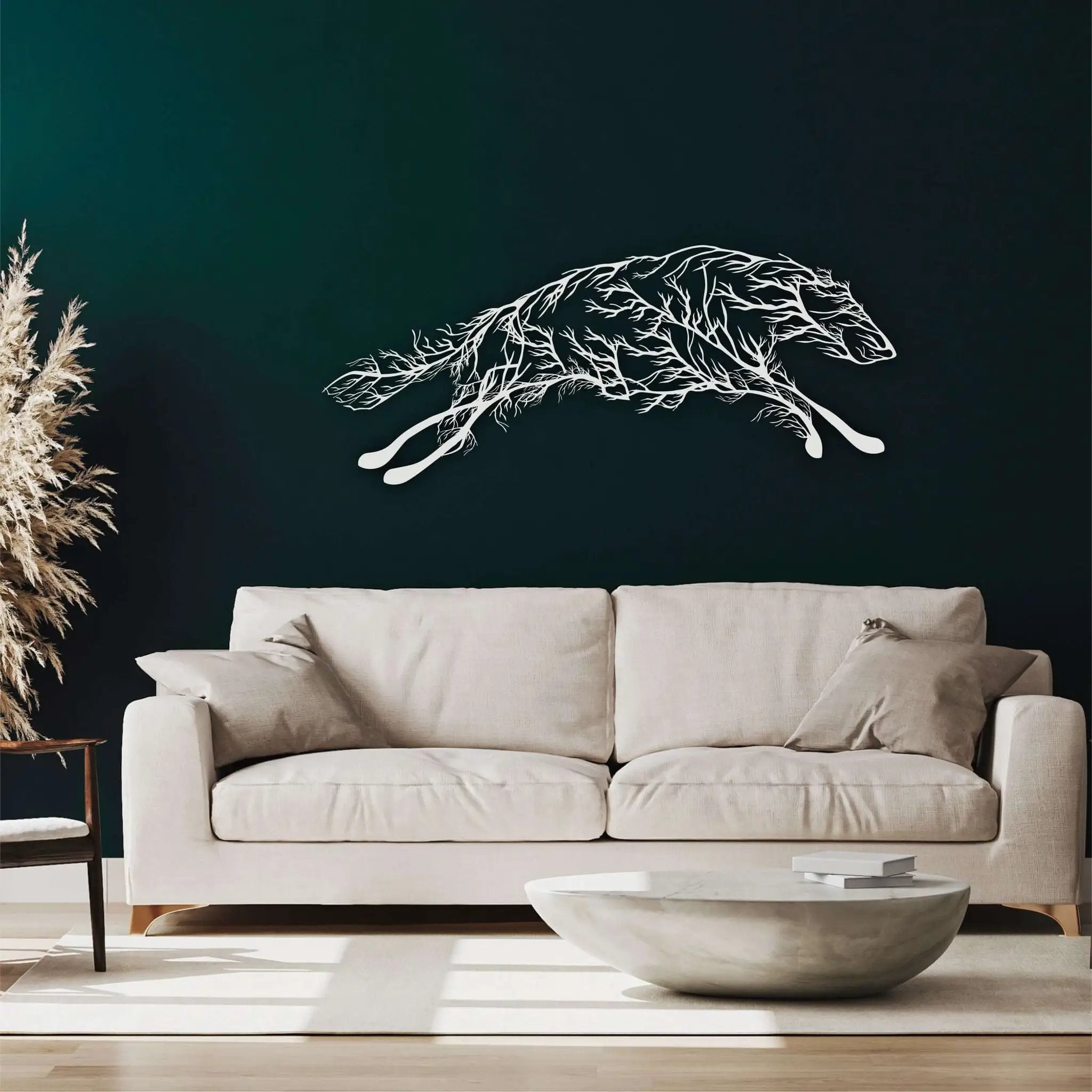 Borzoi Dog Metal Wall Art