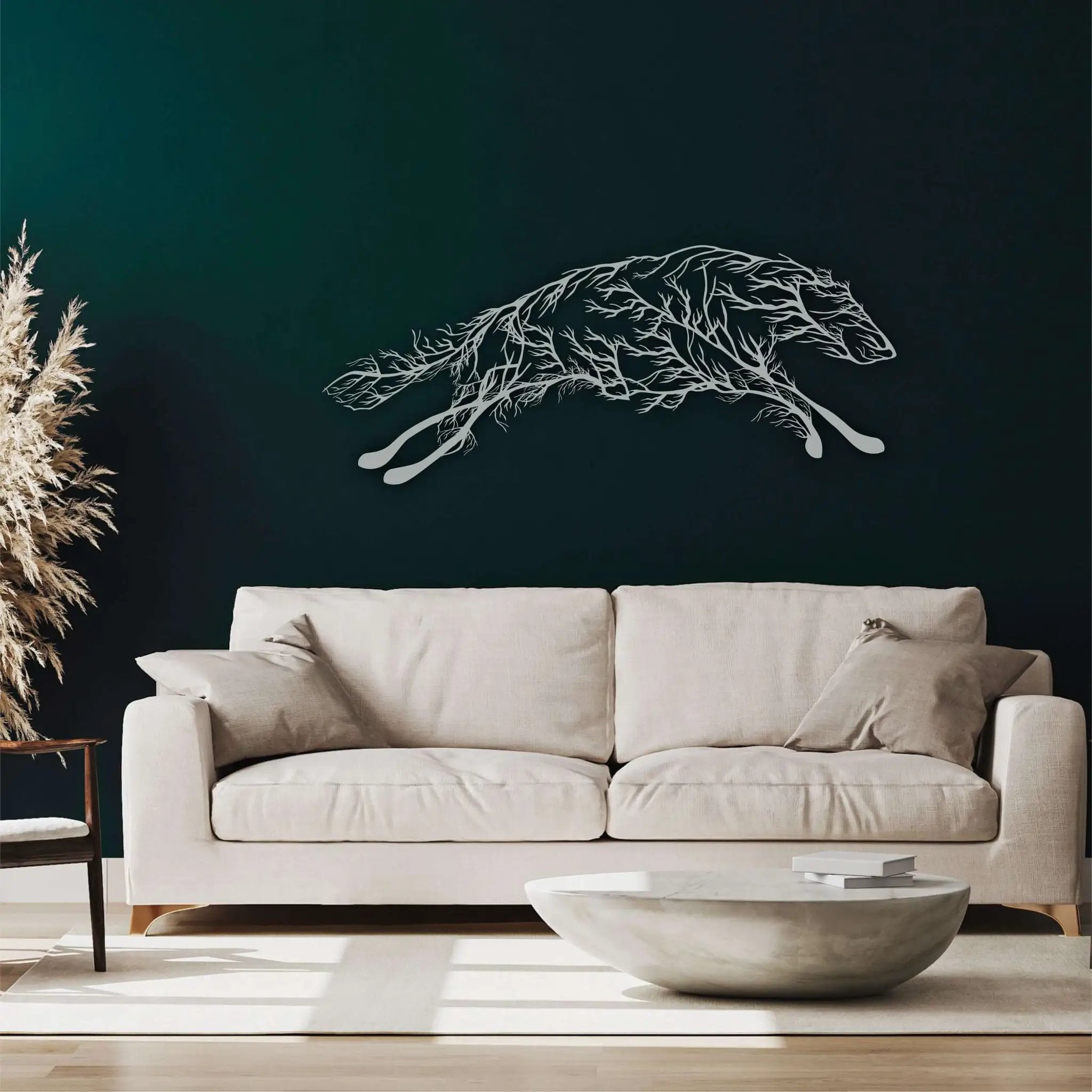 Borzoi Dog Metal Wall Art