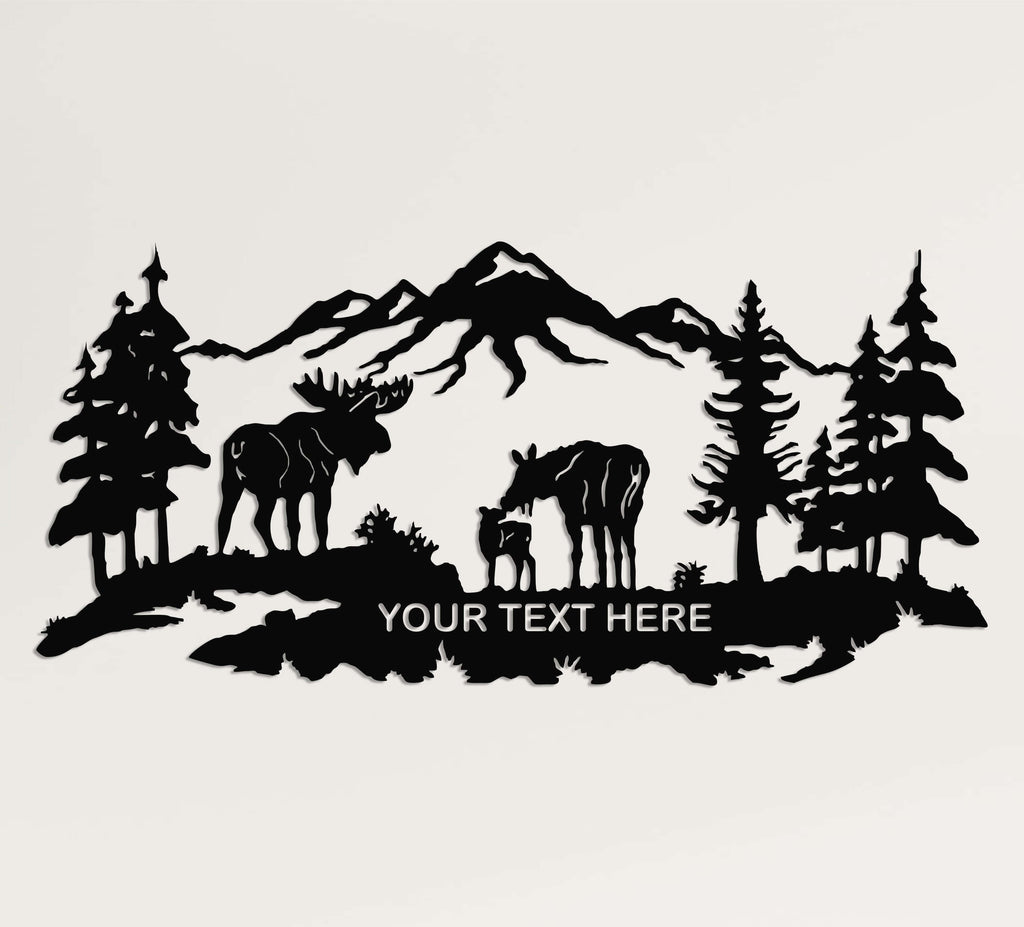 Personalized Moses Family Metal Wall Art