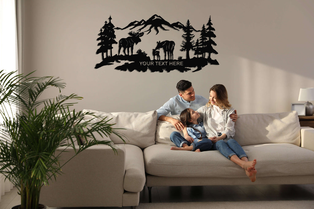 Personalized Moses Family Metal Wall Art