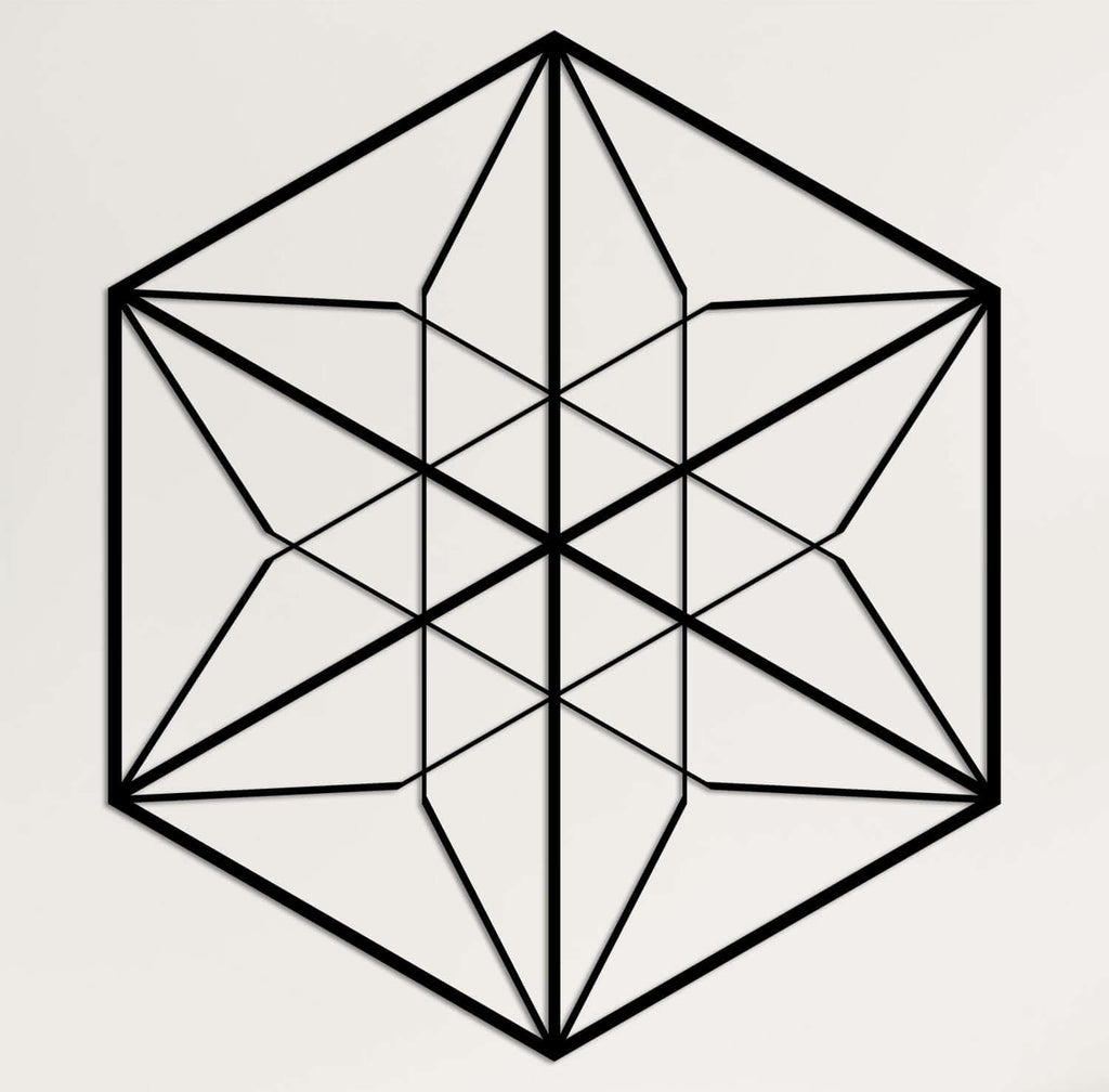 Vector Equilibrium Metal Wall Art