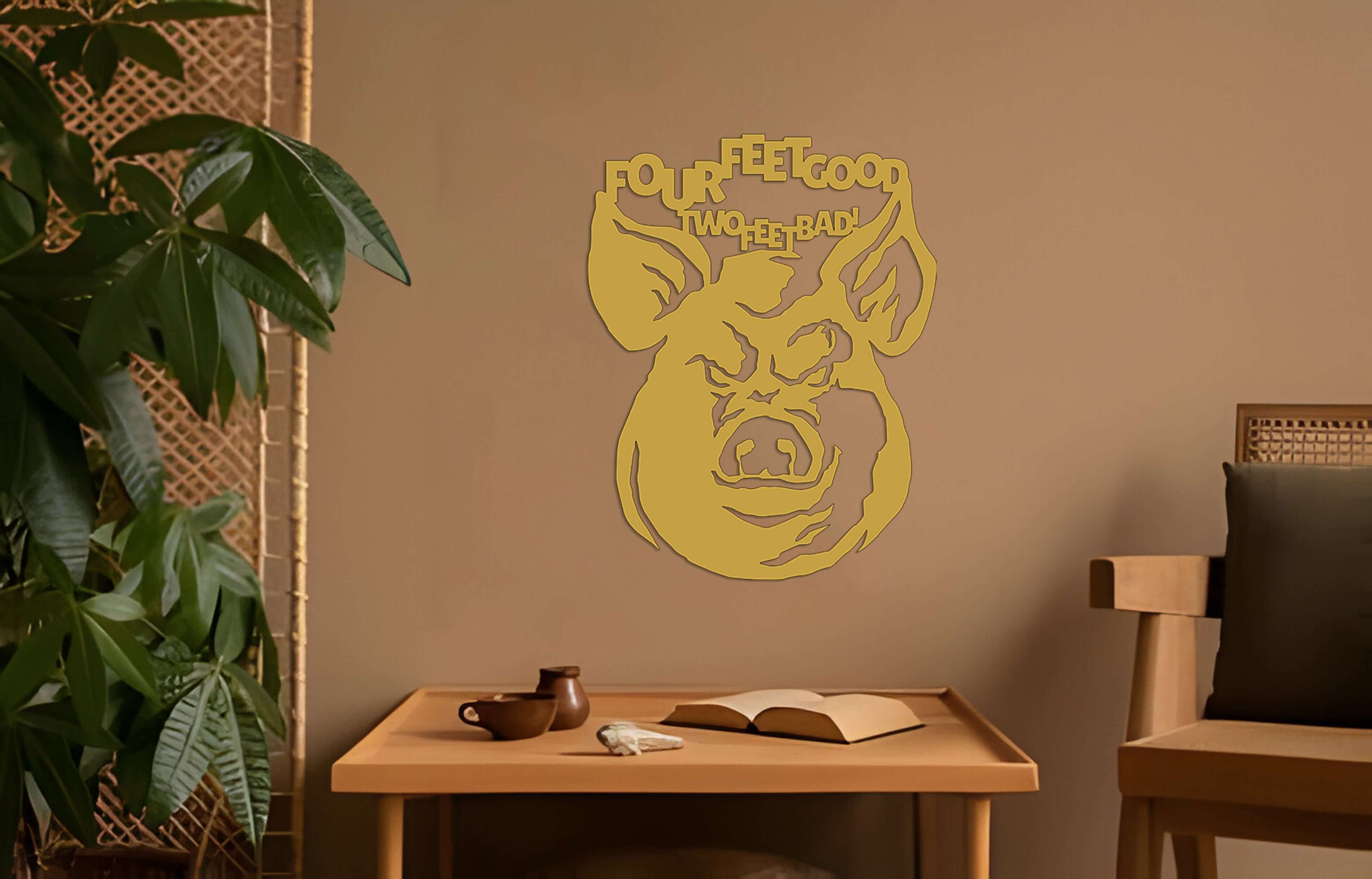 Animal Farm Metal Wall Art