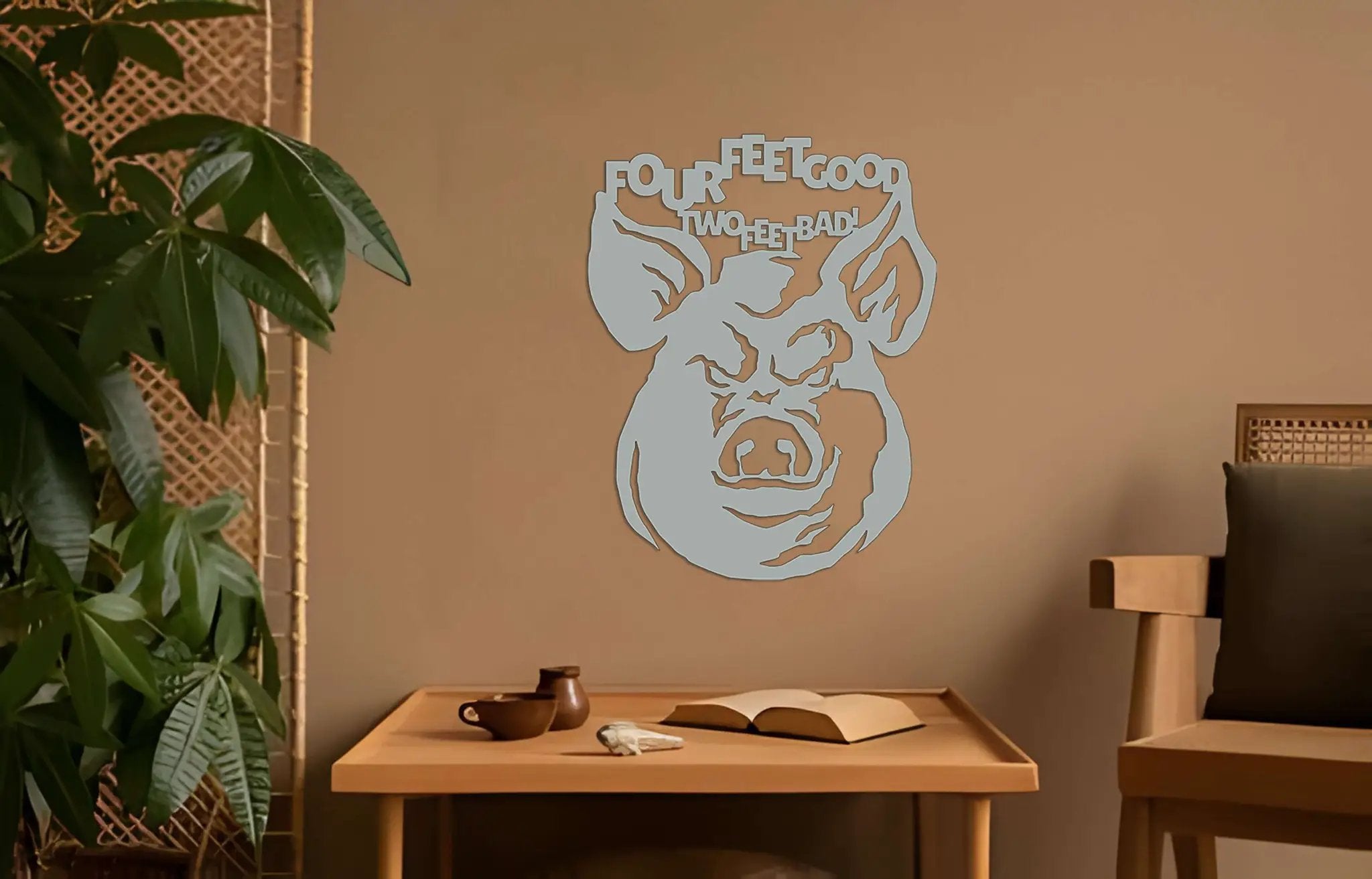 Animal Farm Metal Wall Art