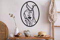 Minimal Gentleman And Lady Art Metal Wall Art