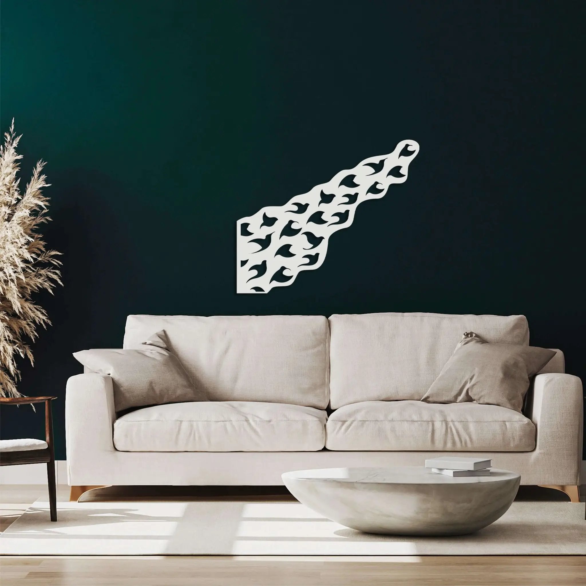 Flock of Birds Metal Wall Art