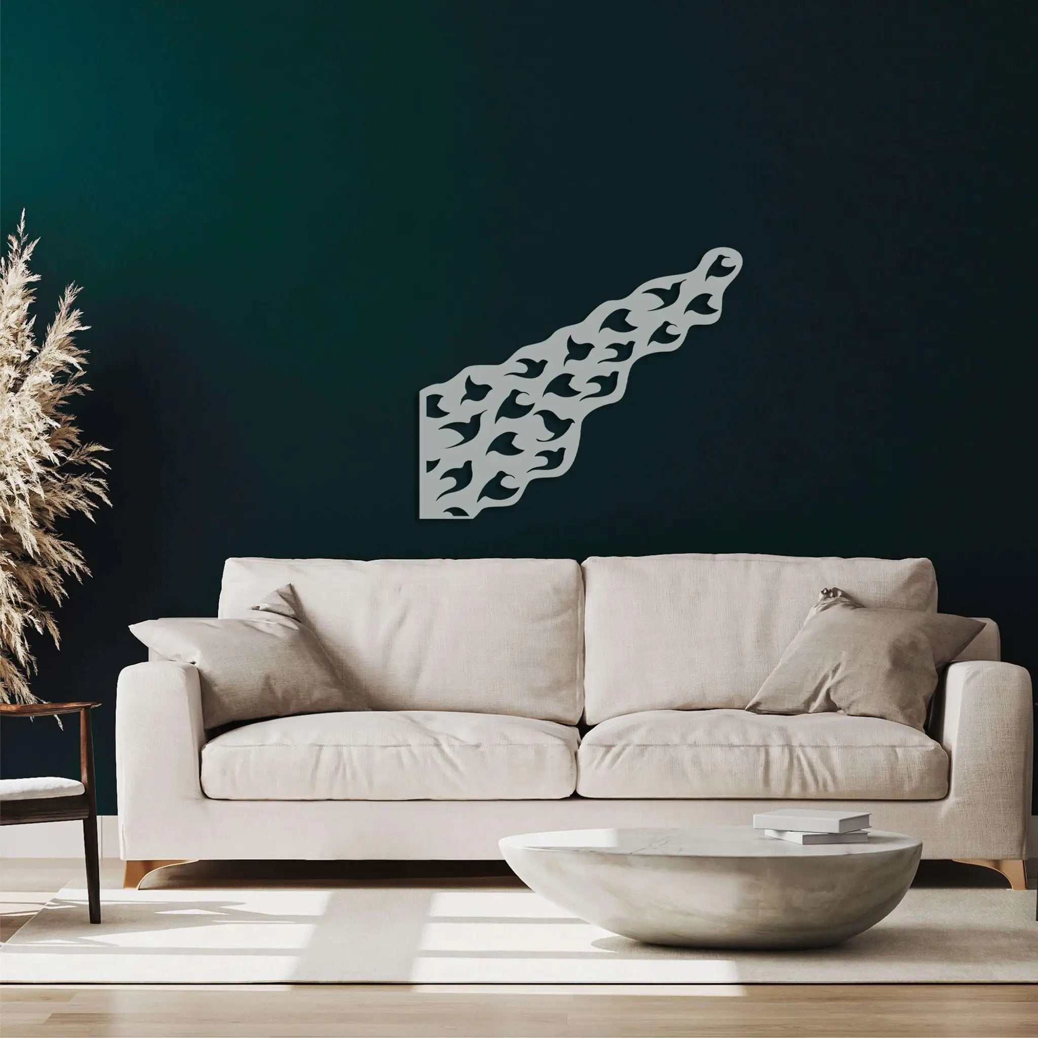 Flock of Birds Metal Wall Art