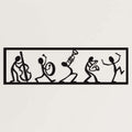 Stickman Orchestra Metal Wall Art