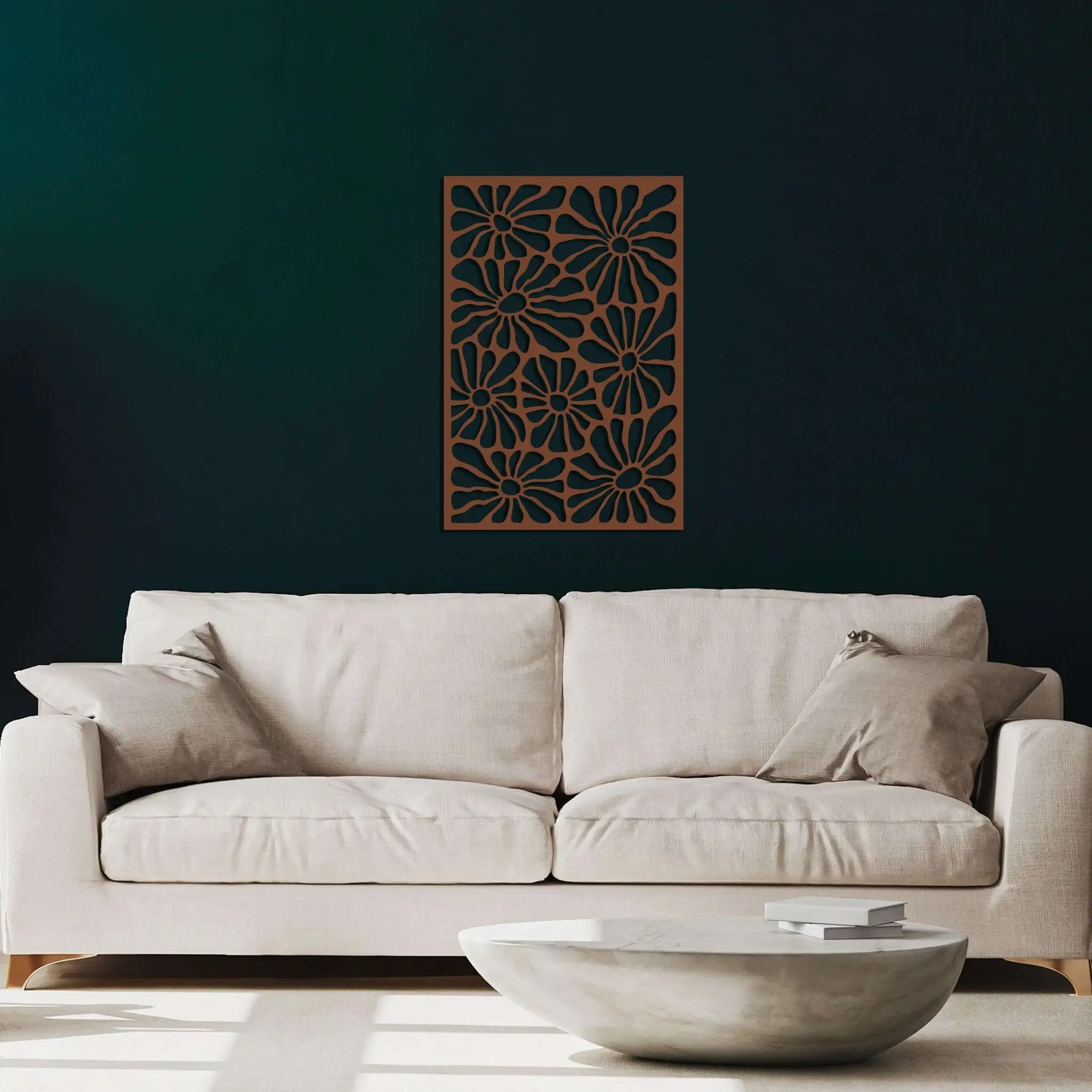 Flowers Metal Wall Art
