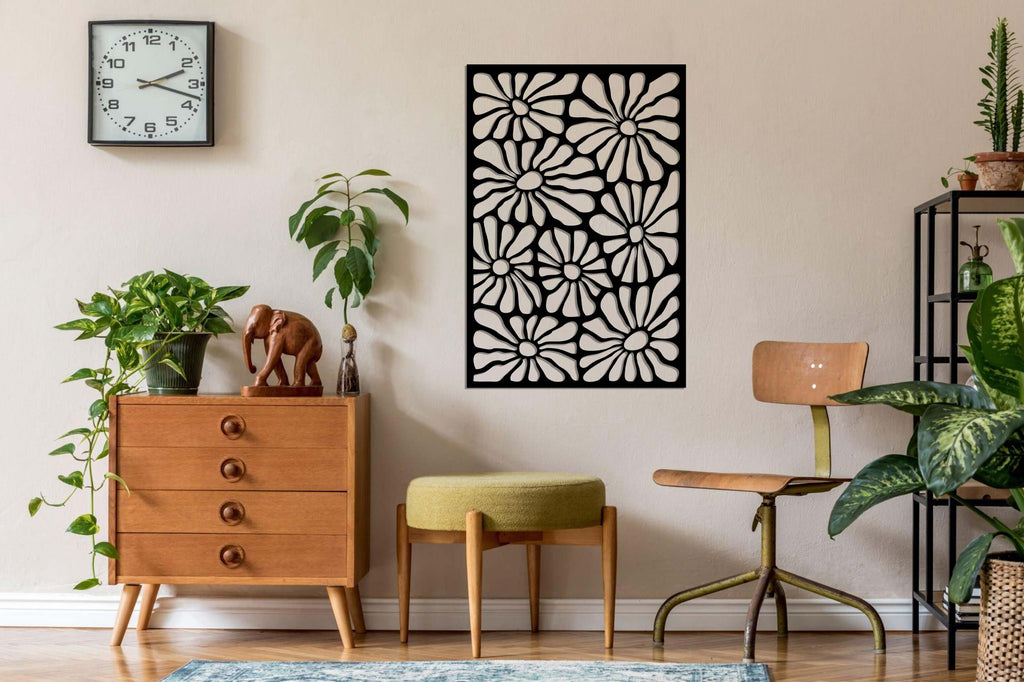 Flowers Metal Wall Art