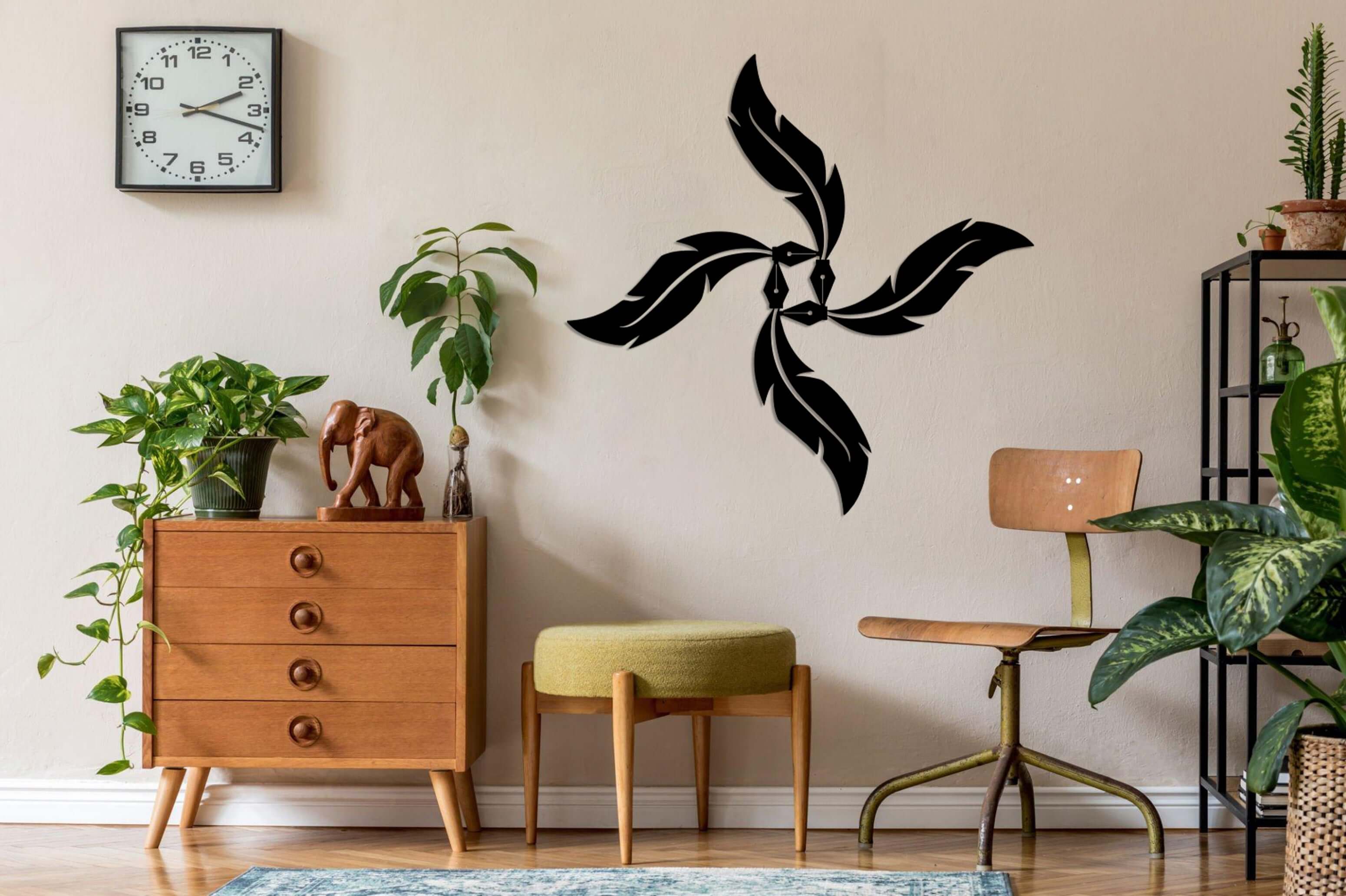 Quill  Metal Wall Art