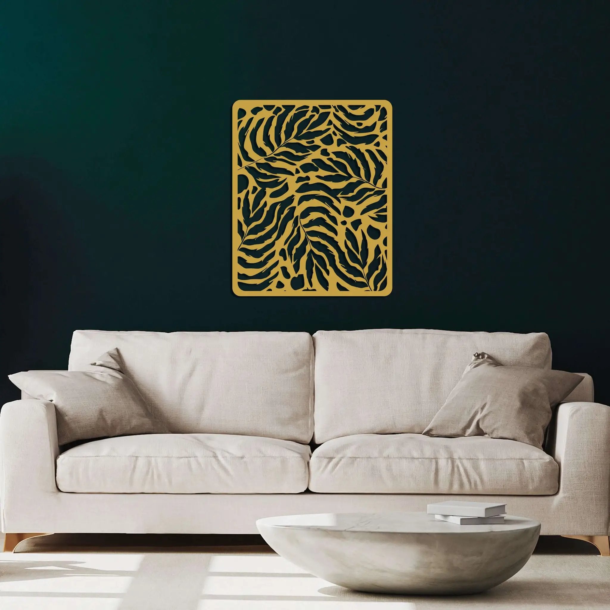 Leaf Table Metal Wall Art