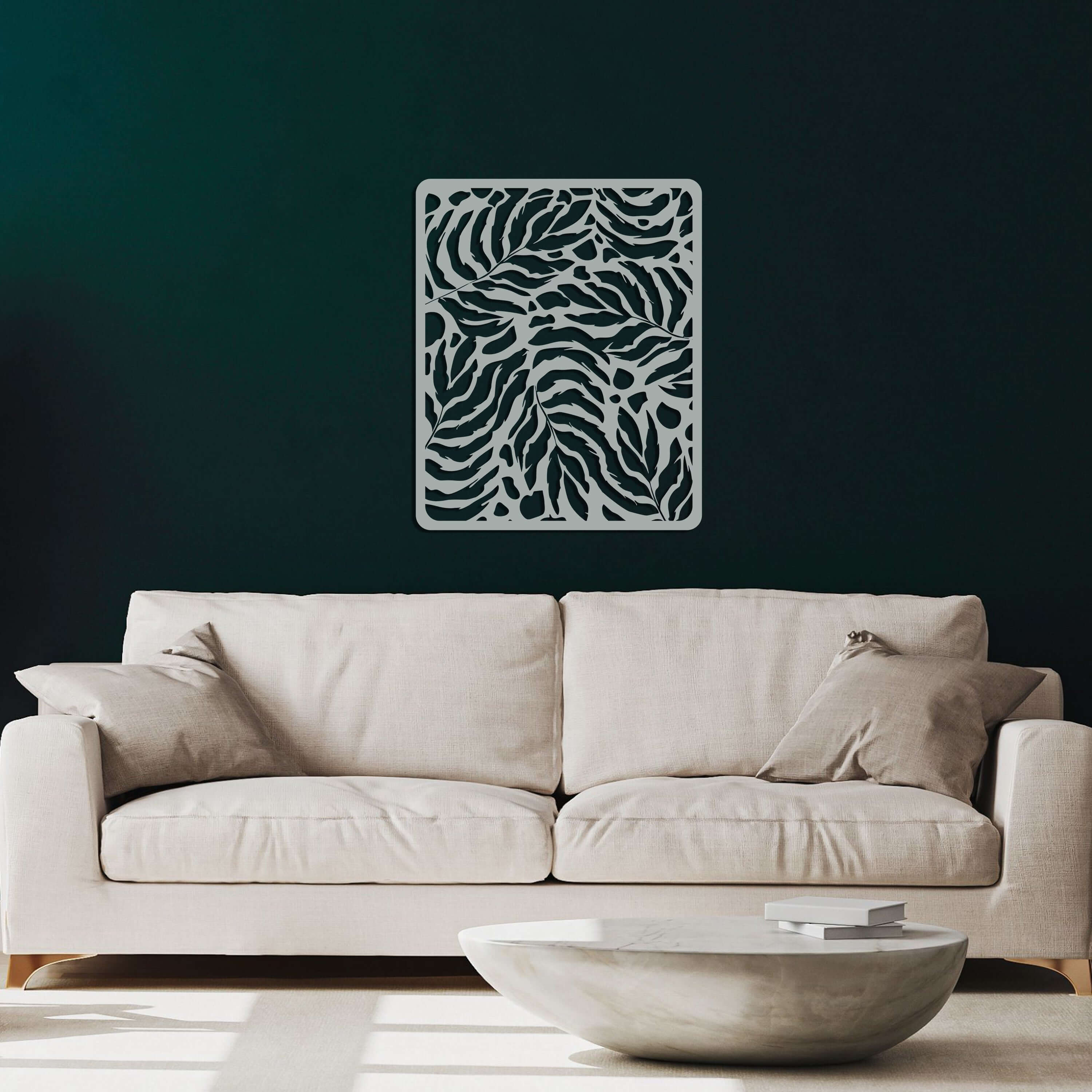 Leaf Table Metal Wall Art
