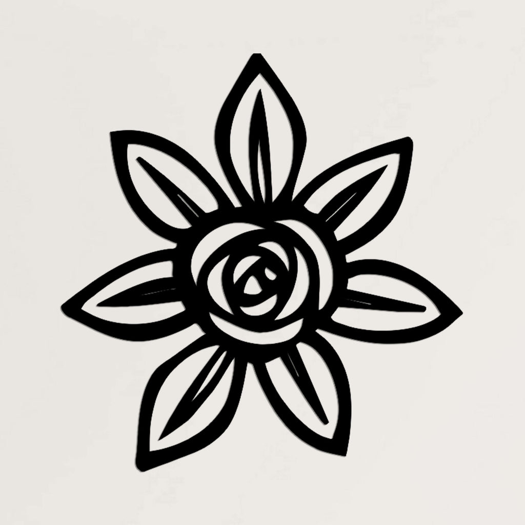Flower Metal Wall Art