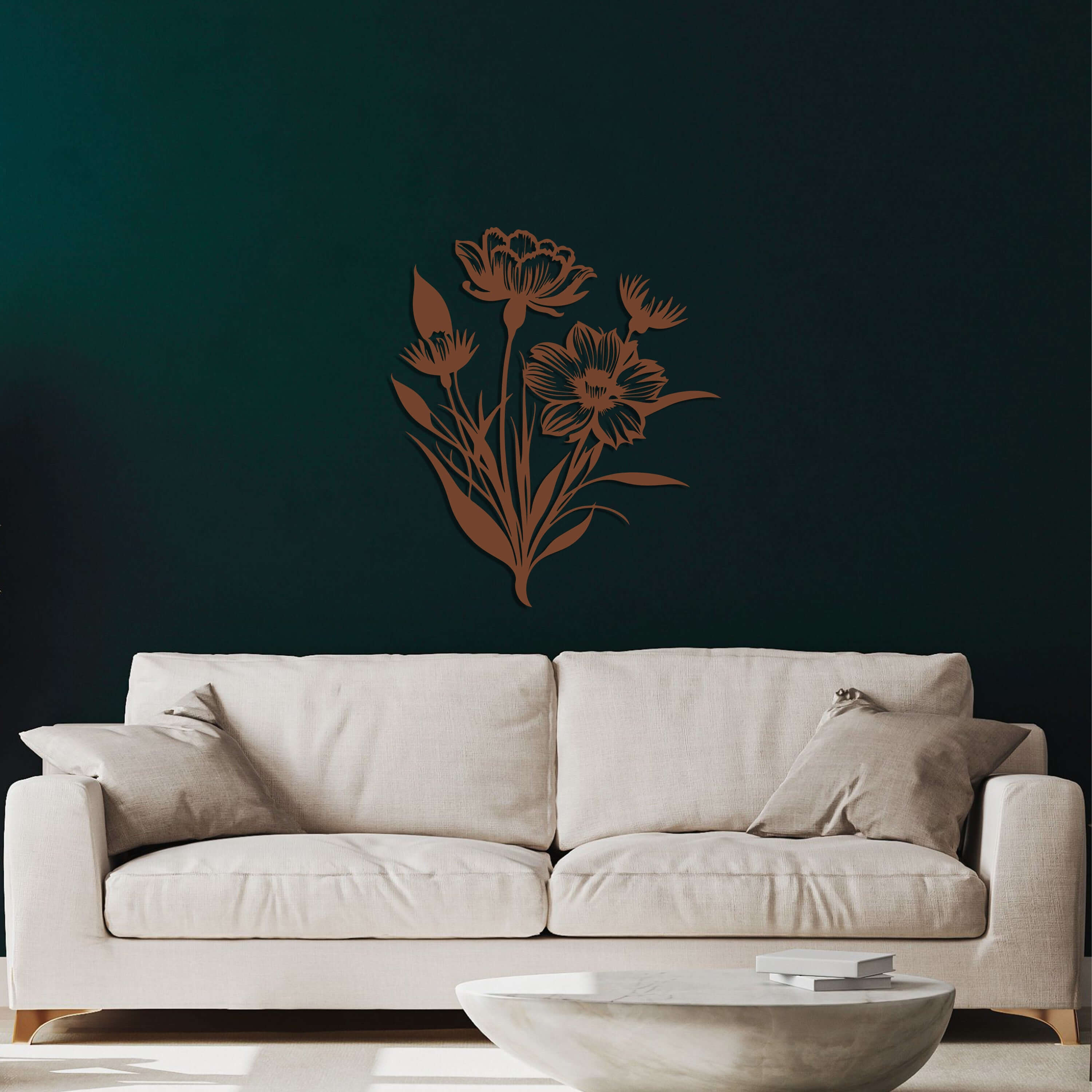 Flower Metal Wall Art