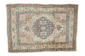 2x2.5 Antique Kerman Square Rug Mat