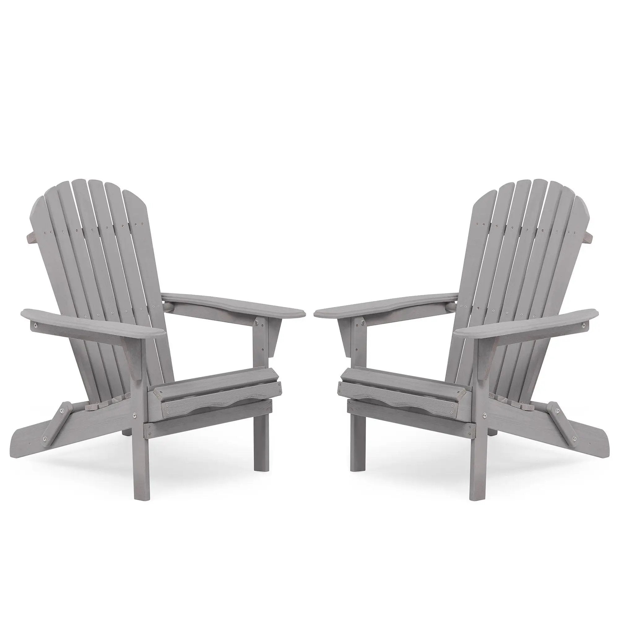 Lounge Patio Chair For Garden Outdoor Wooden Folding Adirondack Chair (Set of 2) Solid Cedar Wood Lounge Patio Chair For Garden