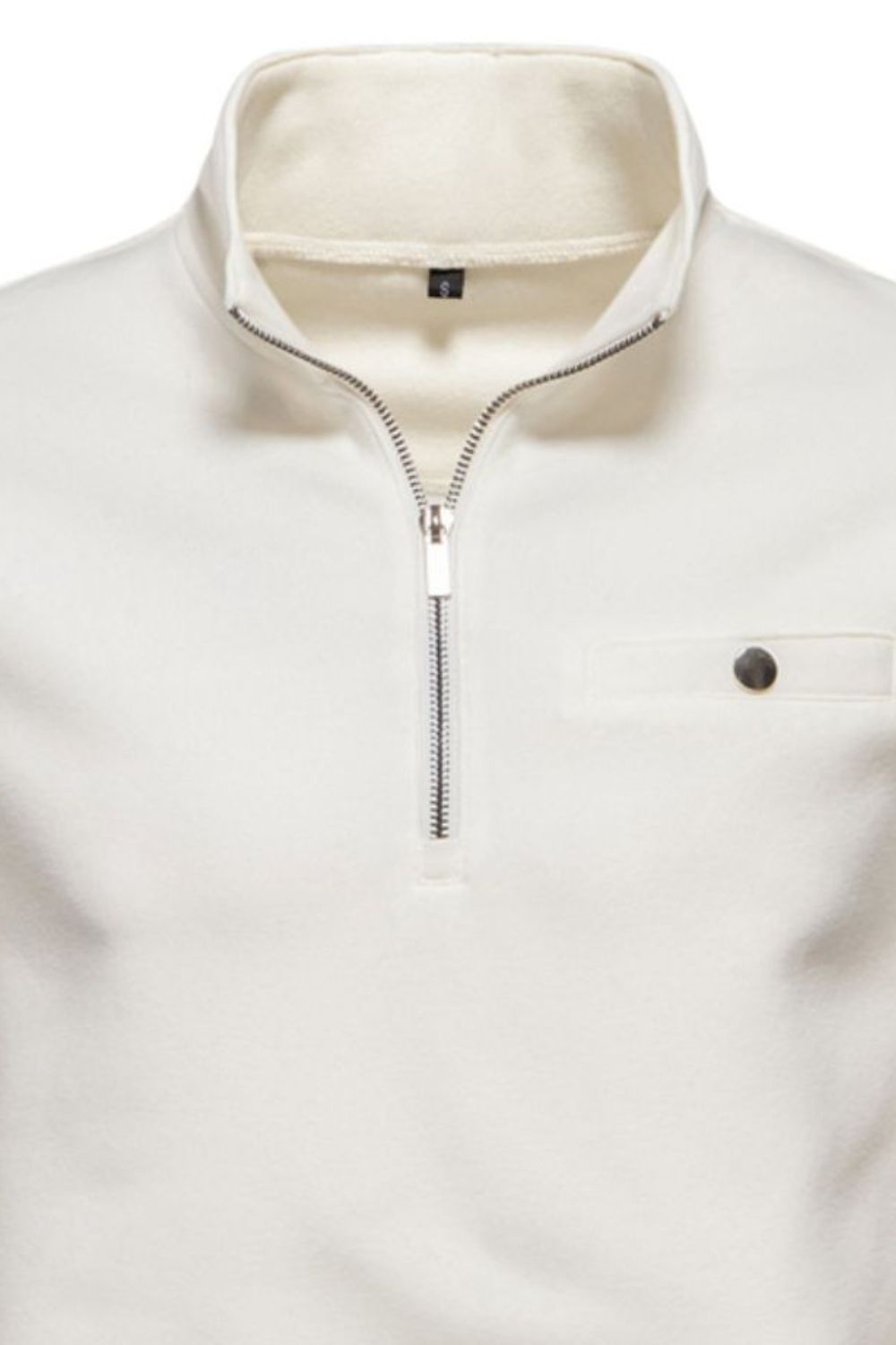 Quarter Zip Long Sleeve Sweatshirt
