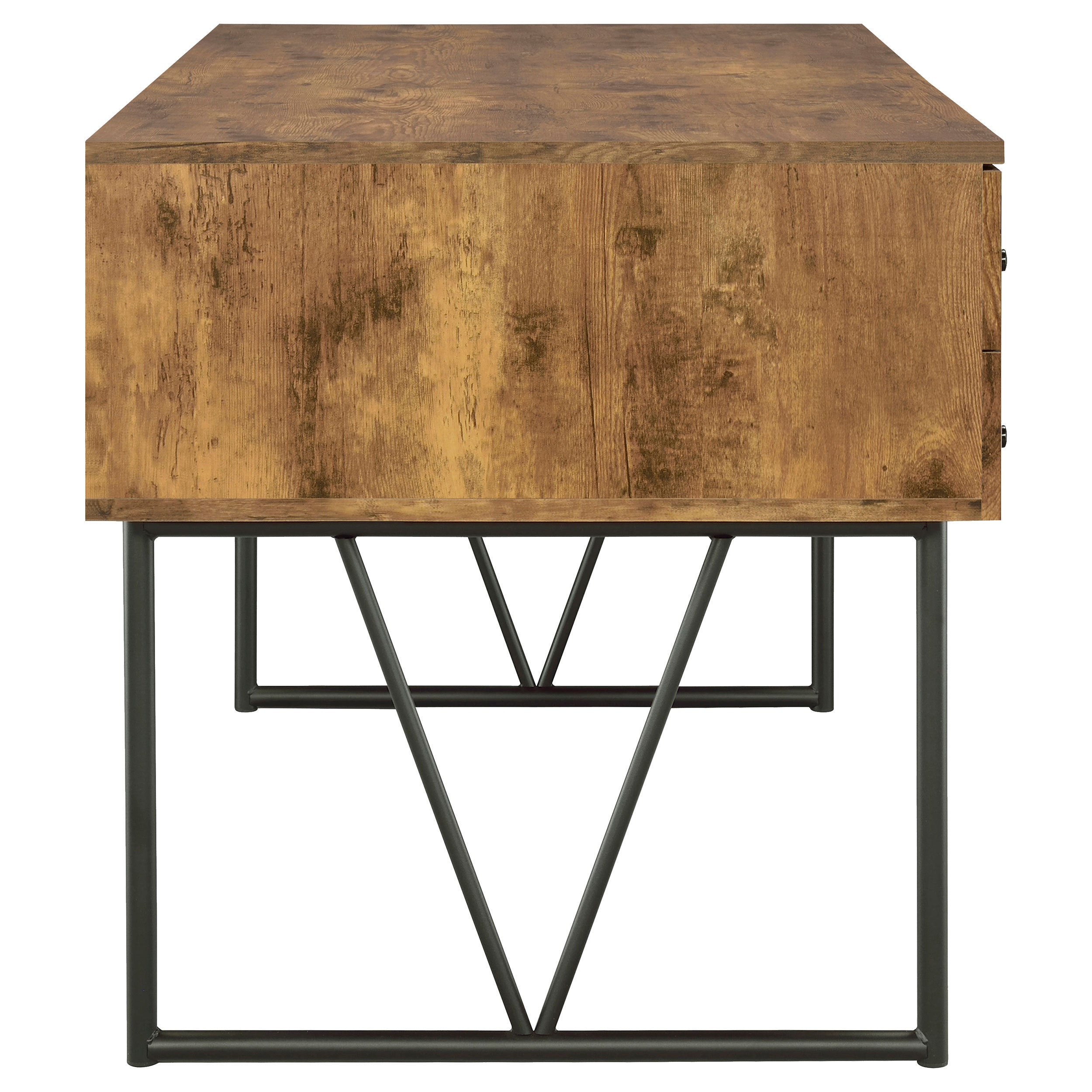 Sonoma Rustic Nutmeg 4-Drawer Writing Desk